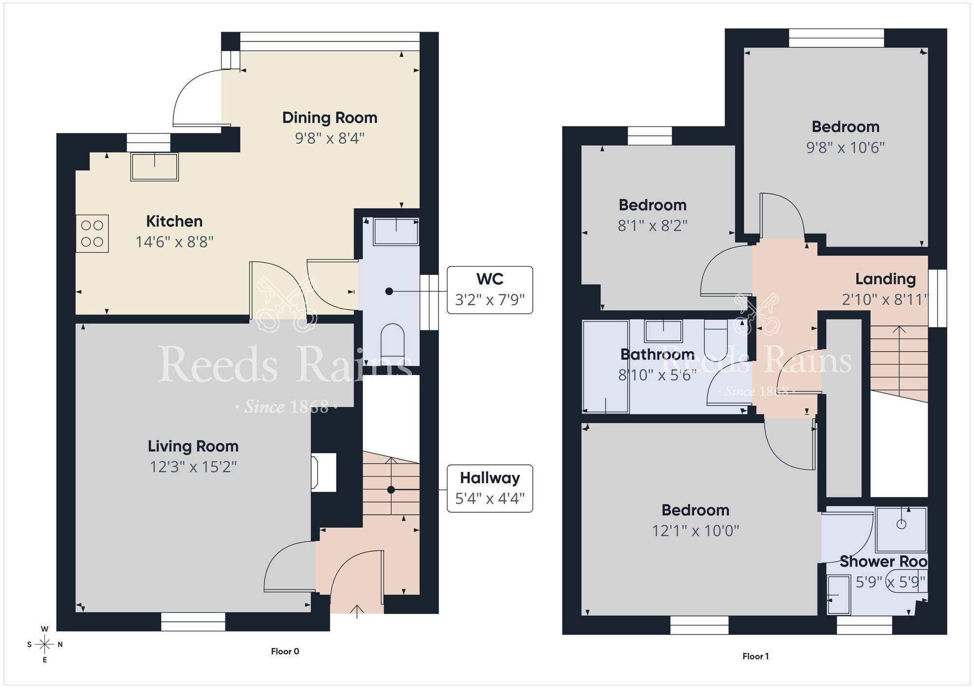 Floorplan of 3 bedroom End Terrace House to rent, Wicket Mews, Saintfield, BT24