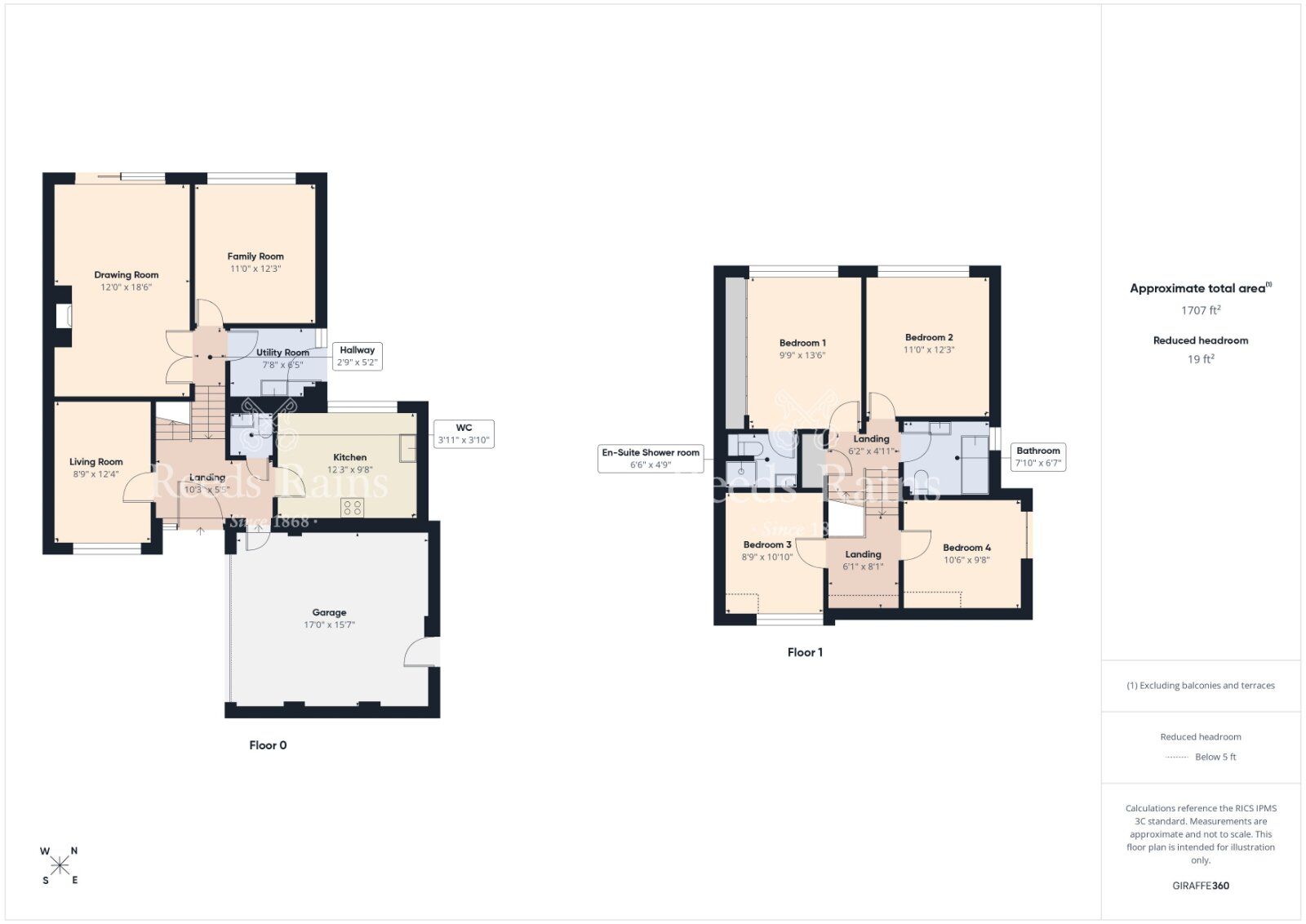 Floorplan of 4 bedroom Detached House for sale, Greer Park Drive, Newtownbreda, Belfast, BT8
