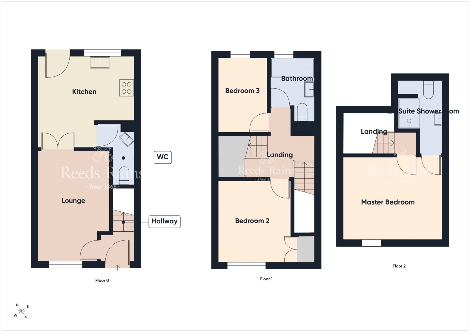 Floorplan of 3 bedroom Mid Terrace House for sale, Hyndford Street, Belfast, County Antrim, BT5