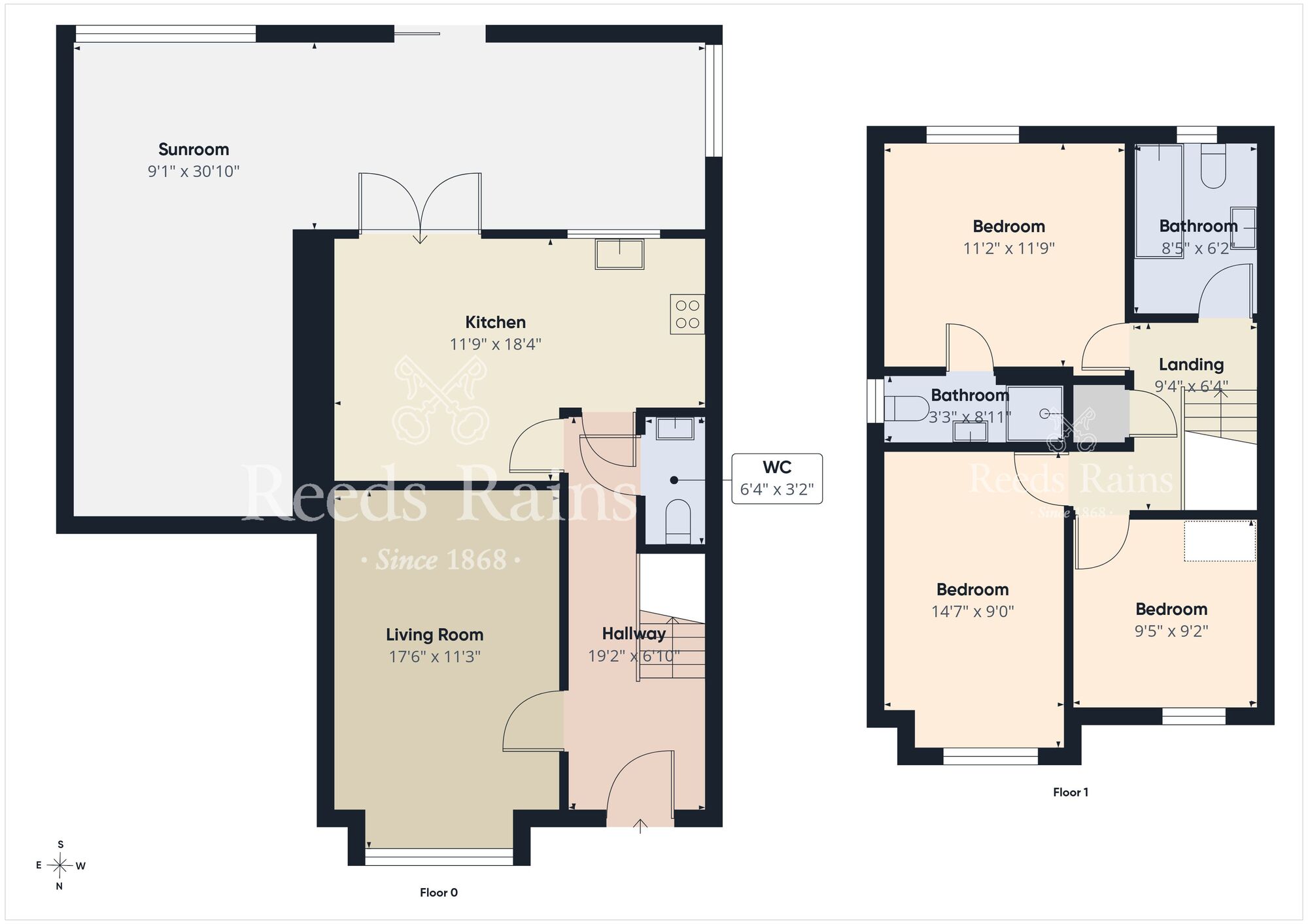 Floorplan of 3 bedroom Semi Detached House to rent, Ayrshire Way, Lisburn, BT28