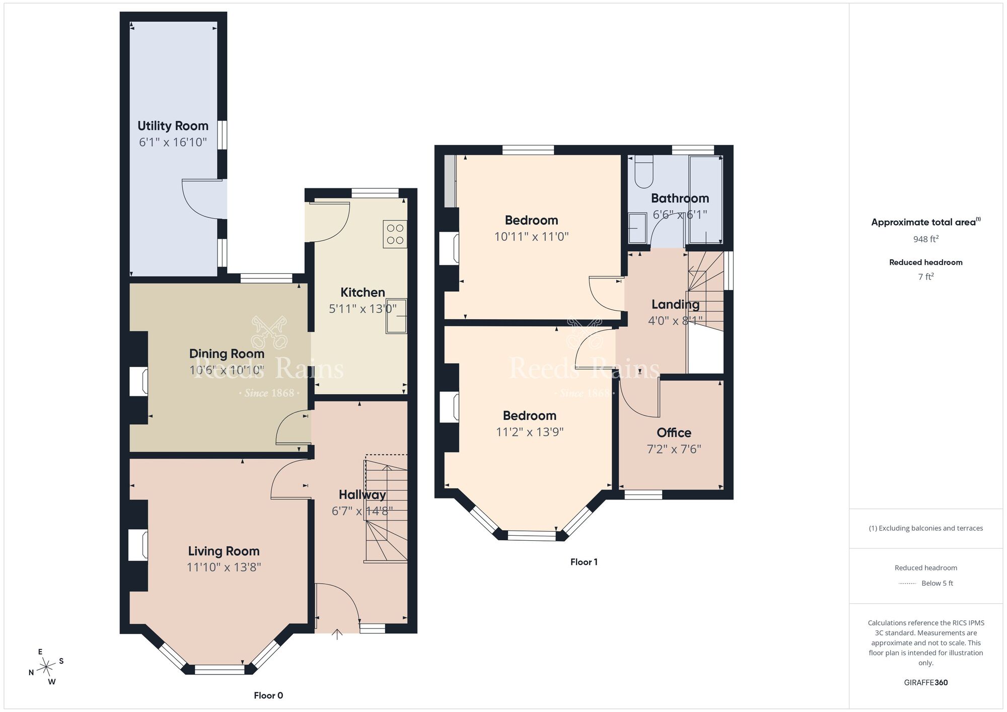 Floorplan of 3 bedroom Semi Detached House to rent, Haypark Avenue, Ormeau, Belfast, BT7