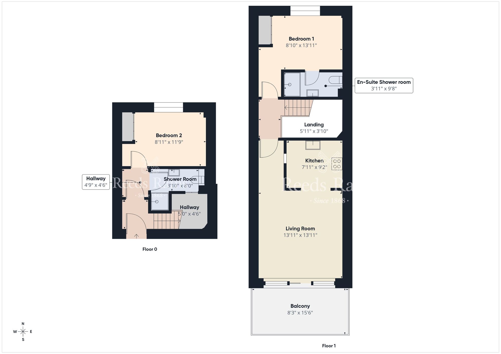 Floorplan of 2 bedroom Flat to rent, Ormeau Road, Belfast, BT7