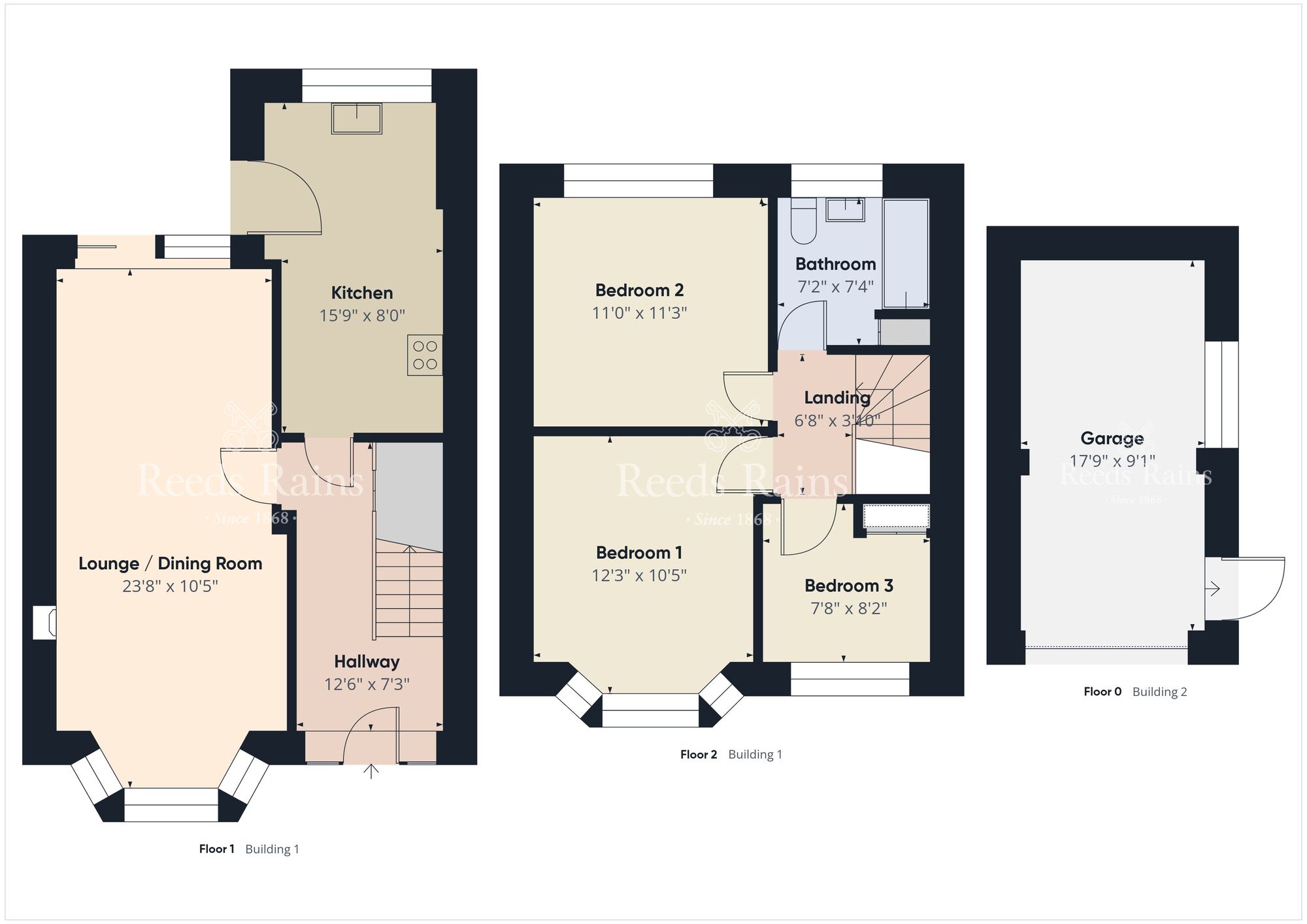 Floorplan of 3 bedroom Semi Detached House for sale, Beechgrove Avenue, Belfast, BT6