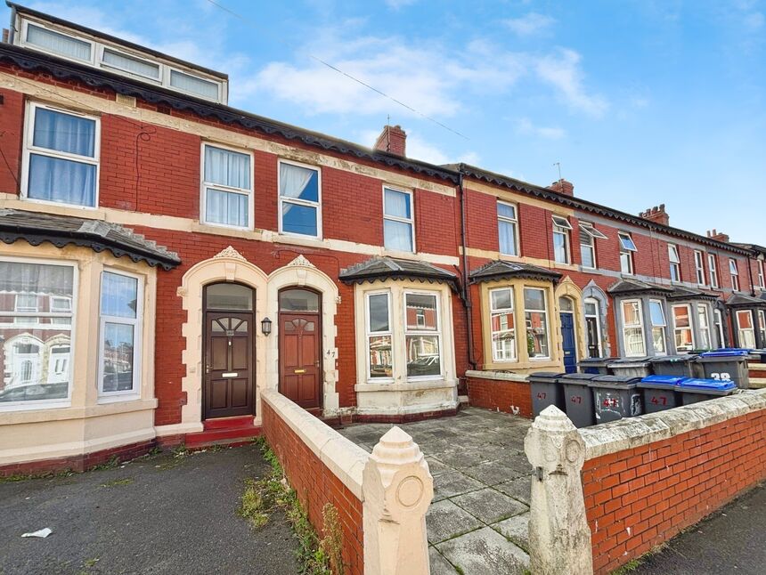 Main image of 3 bedroom Mid Terrace House for sale, Chesterfield Road, Blackpool, Lancashire, FY1