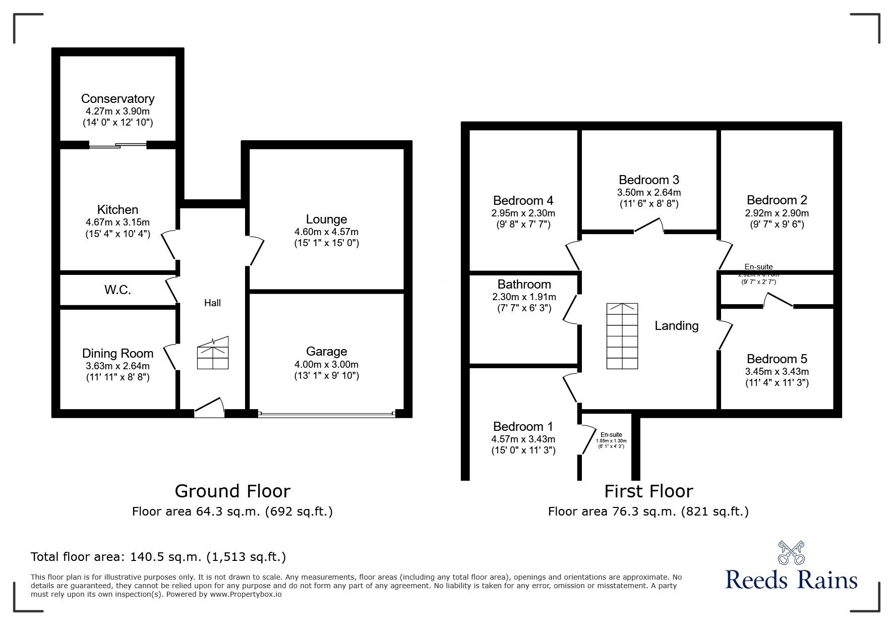 Floorplan of 5 bedroom Detached House for sale, Fennel Close, Blackpool, Lancashire, FY2