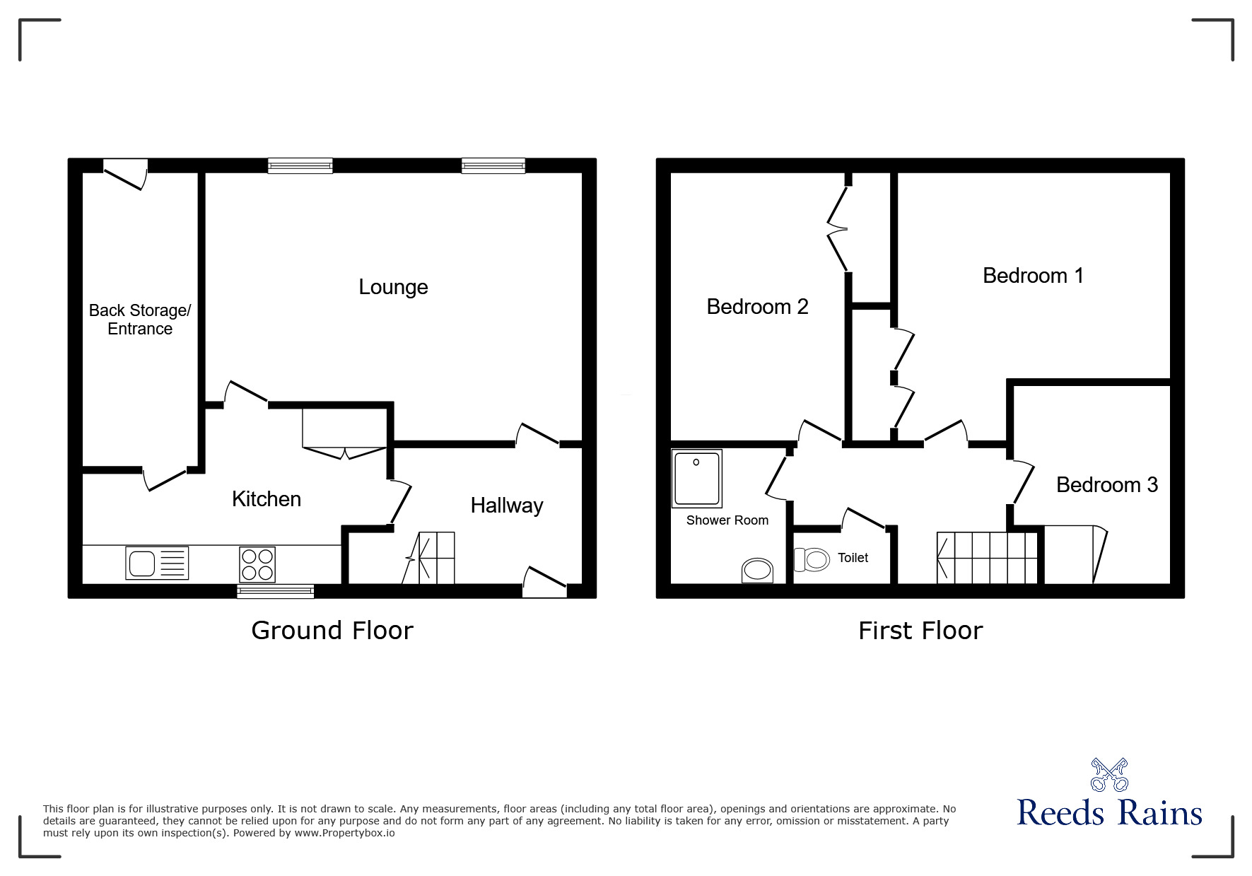 Floorplan of 3 bedroom House to rent, Butlers Meadow, Warton, Lancashire, PR4