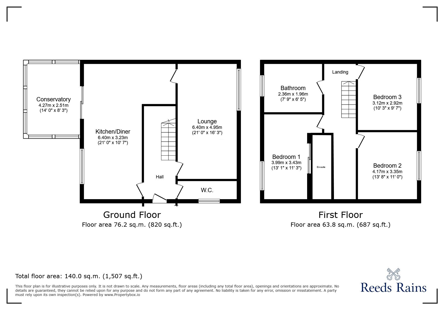 Floorplan of 3 bedroom Detached House for sale, Dugdale Court, Squires Gate Lane, Lancashire, FY4