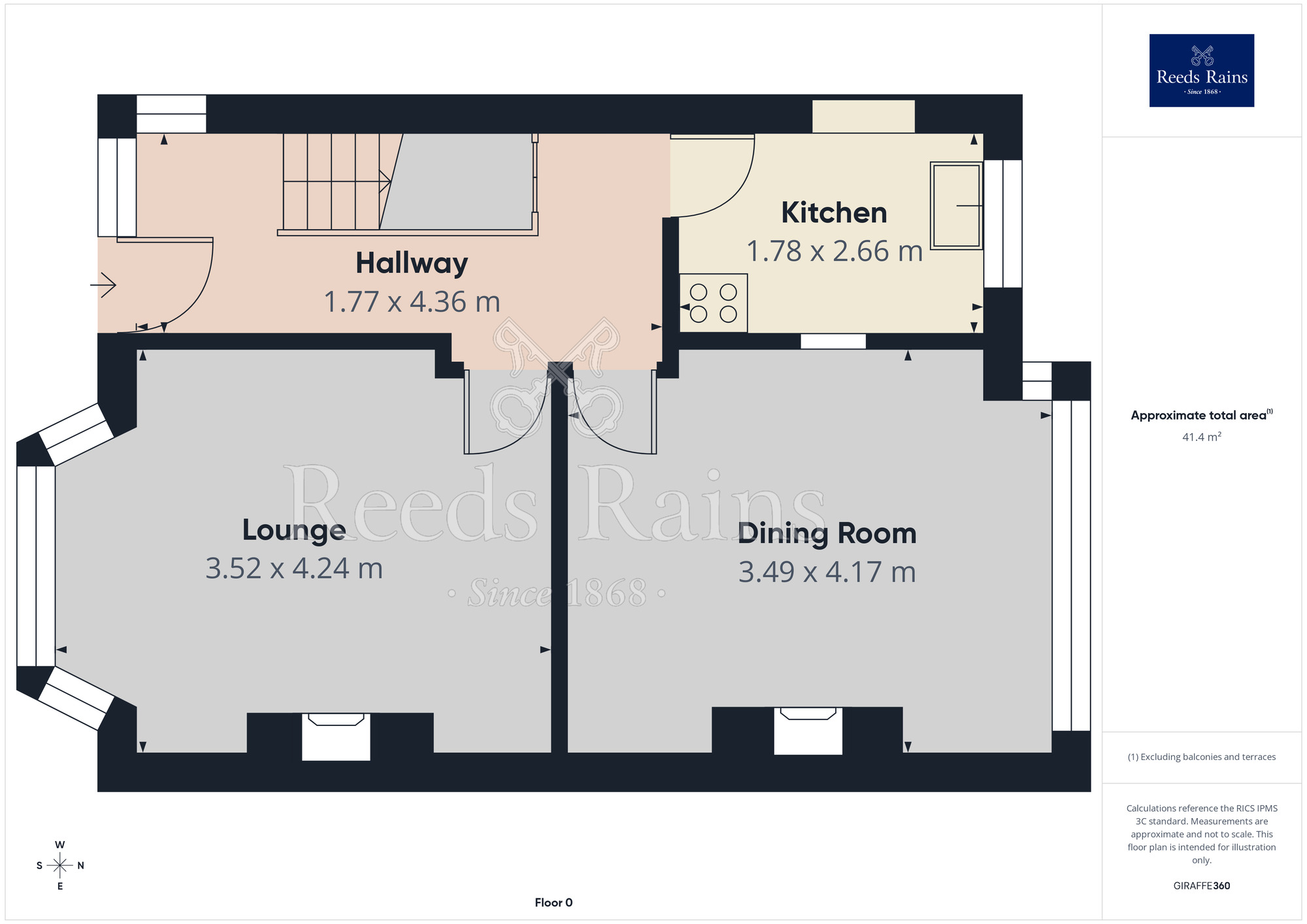 Floorplan of 3 bedroom Semi Detached House for sale, Ravenwood Avenue, Blackpool, Lancashire, FY4
