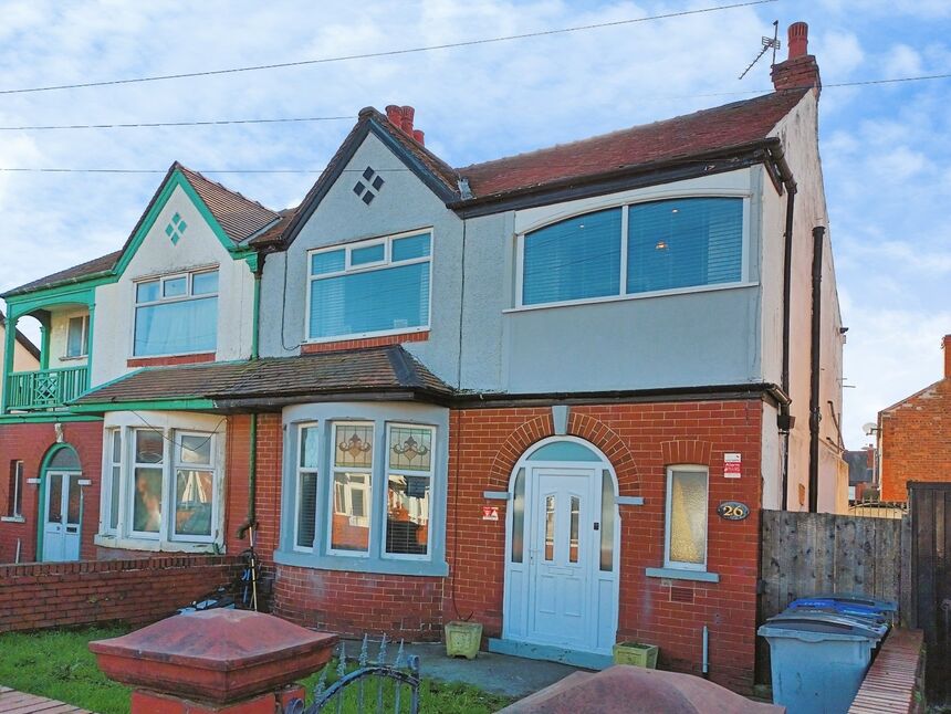 Main image of 3 bedroom Semi Detached House for sale, Chislehurst Avenue, Blackpool, Lancashire, FY4