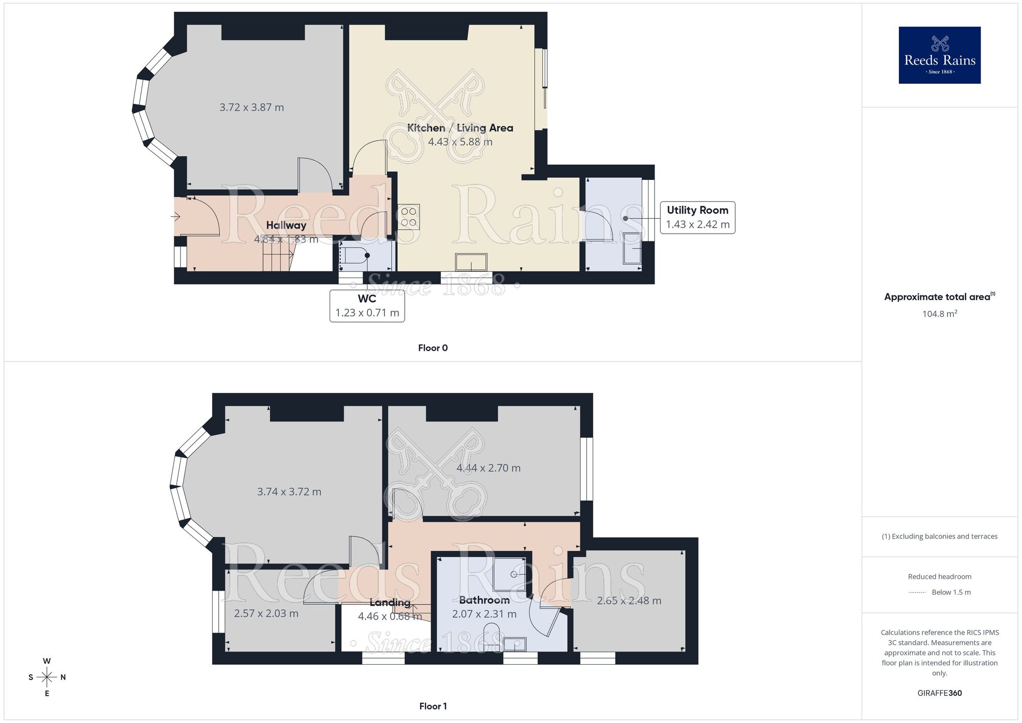 Floorplan of 4 bedroom Semi Detached House for sale, Kingston Avenue, Blackpool, Lancashire, FY4