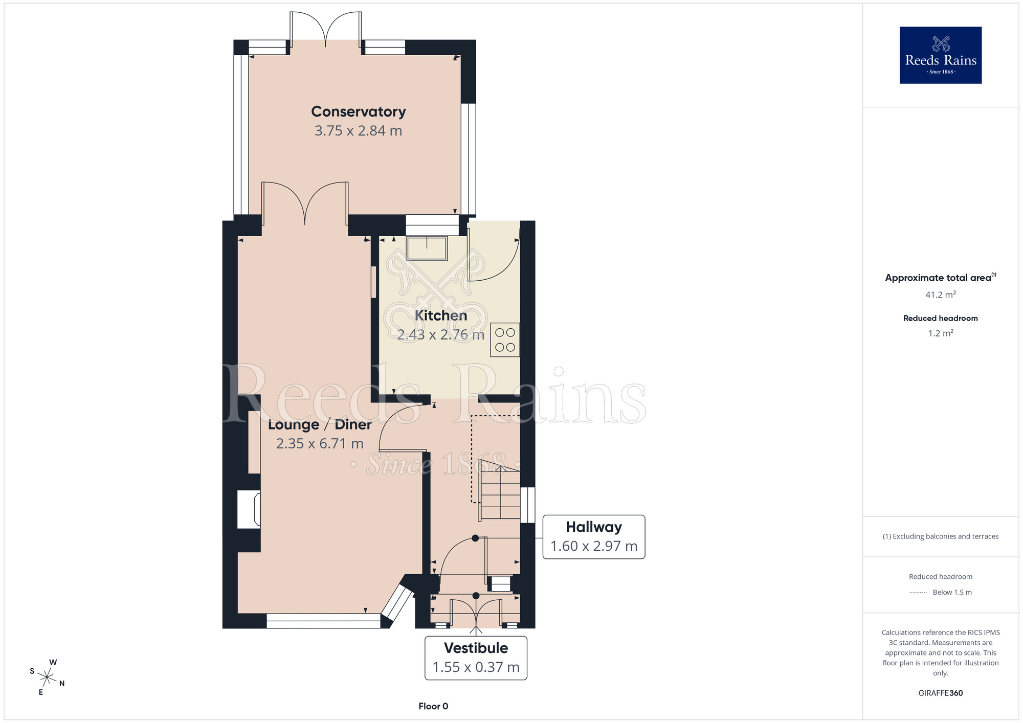 Floorplan of 3 bedroom Semi Detached House for sale, Highcroft Avenue, Bispham, Lancashire, FY2
