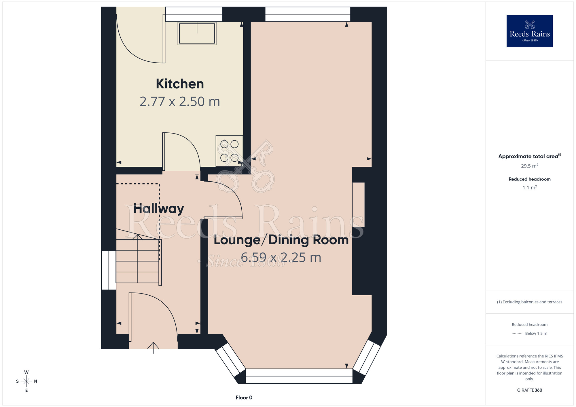 Floorplan of 3 bedroom Semi Detached House for sale, Skelwith Road, Blackpool, Lancashire, FY3