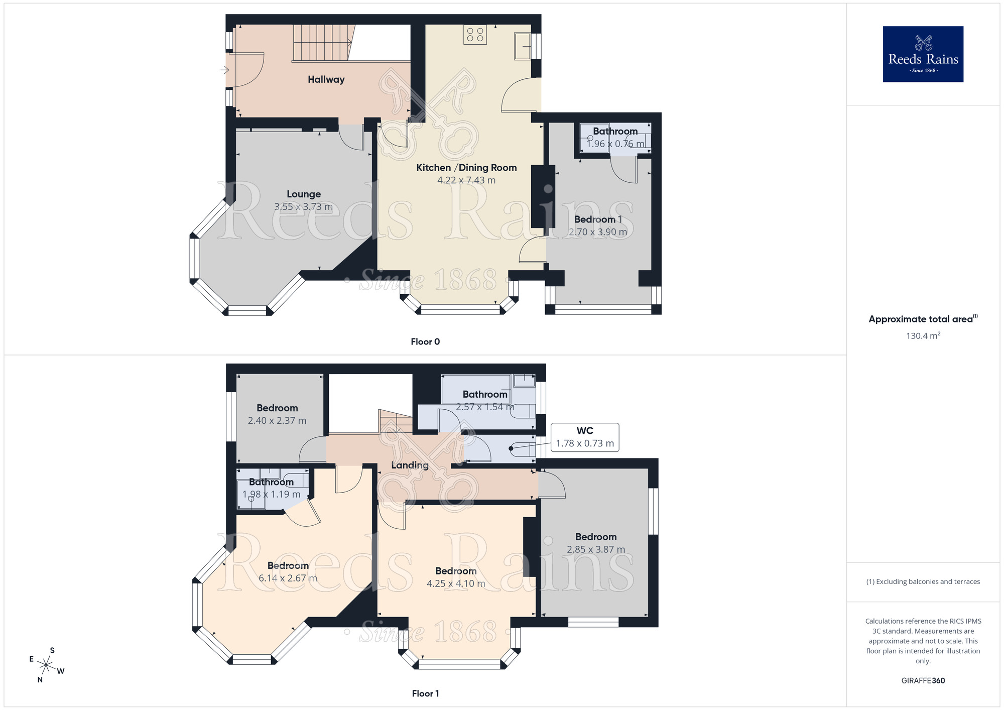 Floorplan of 5 bedroom Semi Detached House to rent, Park Road, Blackpool, Lancashire, FY1
