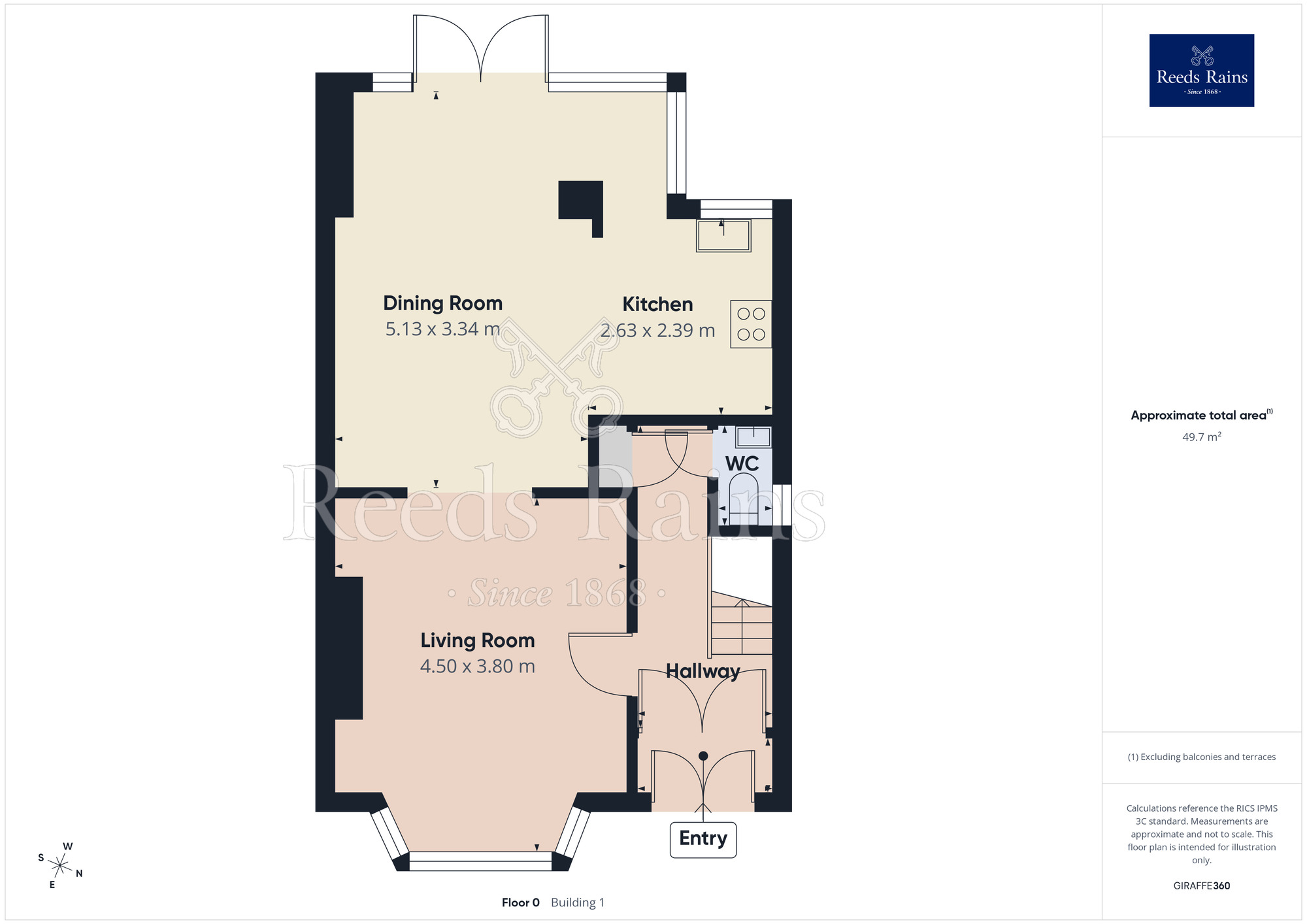 Floorplan of 3 bedroom End Terrace House for sale, Park Road, Blackpool, Lancashire, FY1