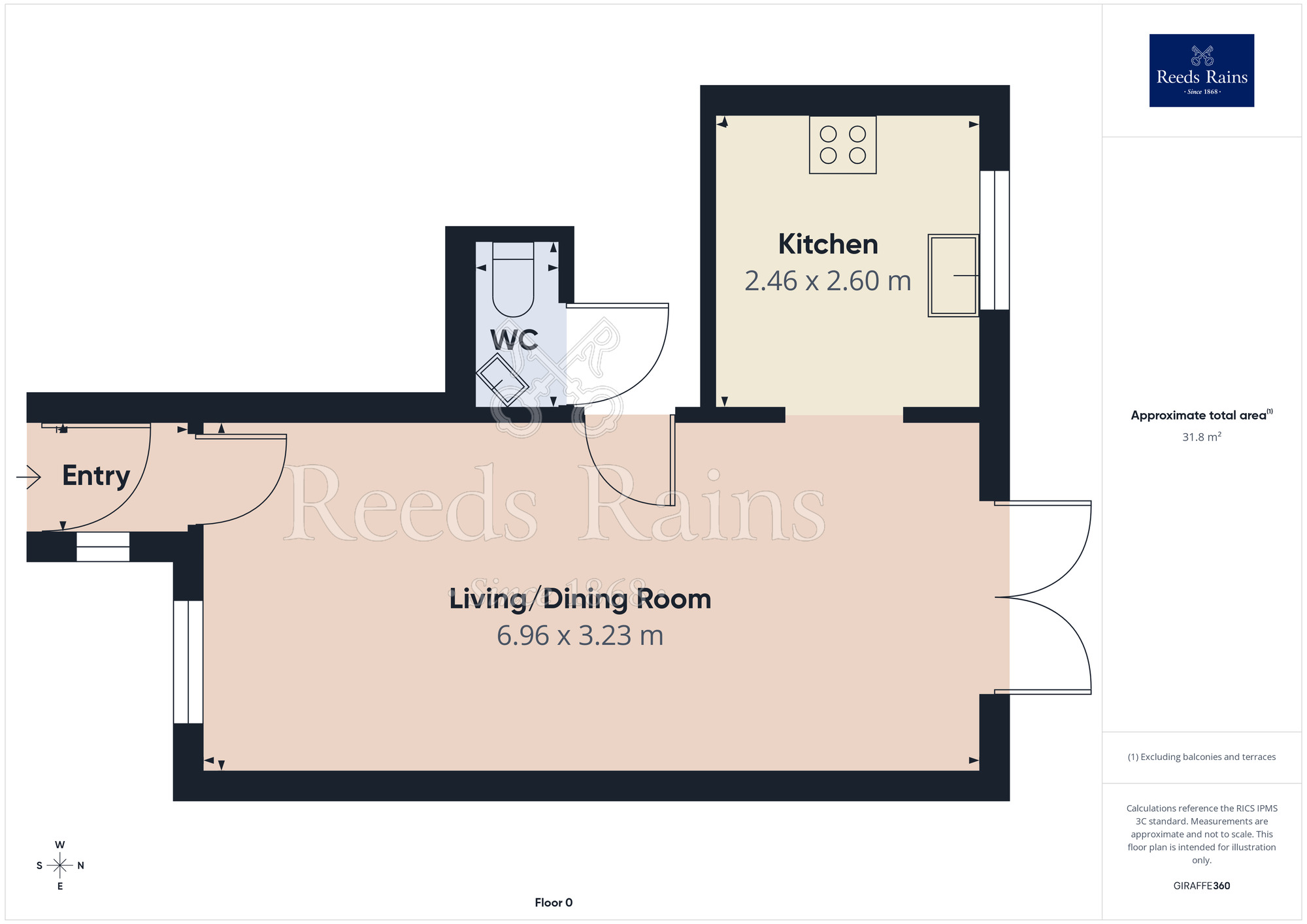 Floorplan of 3 bedroom Detached House for sale, Ackroyd Place, Blackpool, Lancashire, FY4