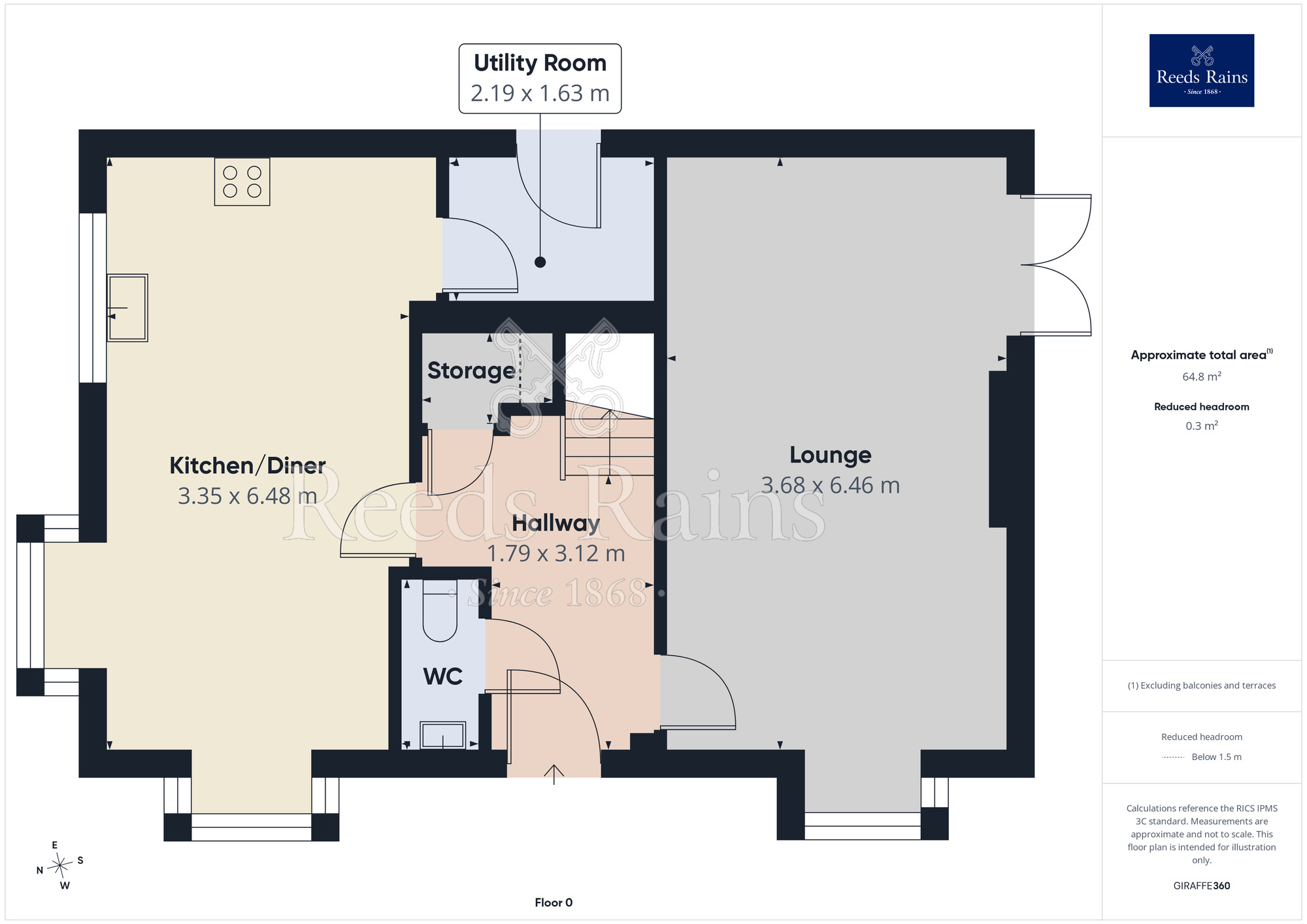 Floorplan of 4 bedroom Detached House for sale, Brookwood Drive, Kirkham, Lancashire, PR4
