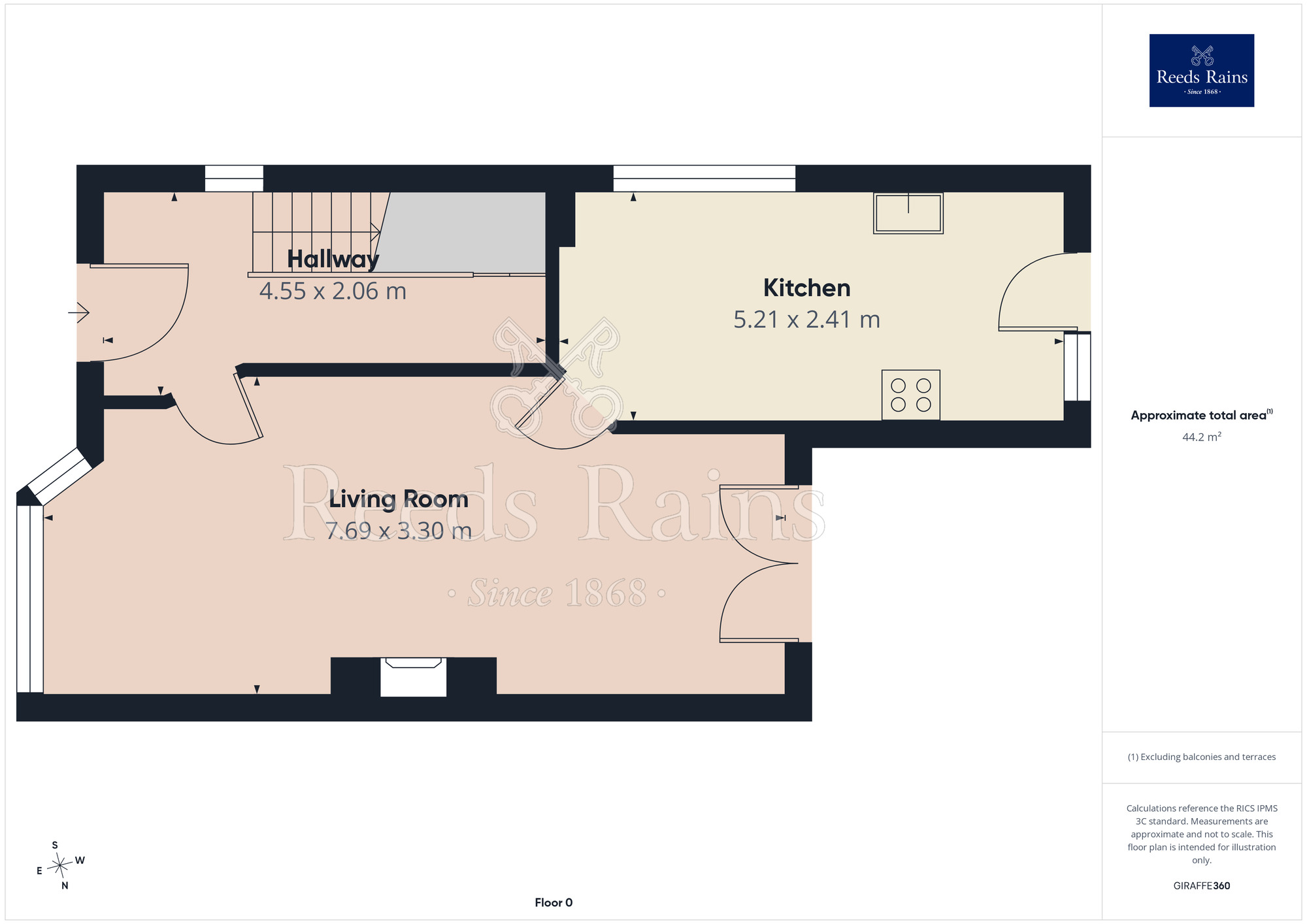 Floorplan of 3 bedroom Semi Detached House for sale, Poulton Old Road, Blackpool, Lancashire, FY3