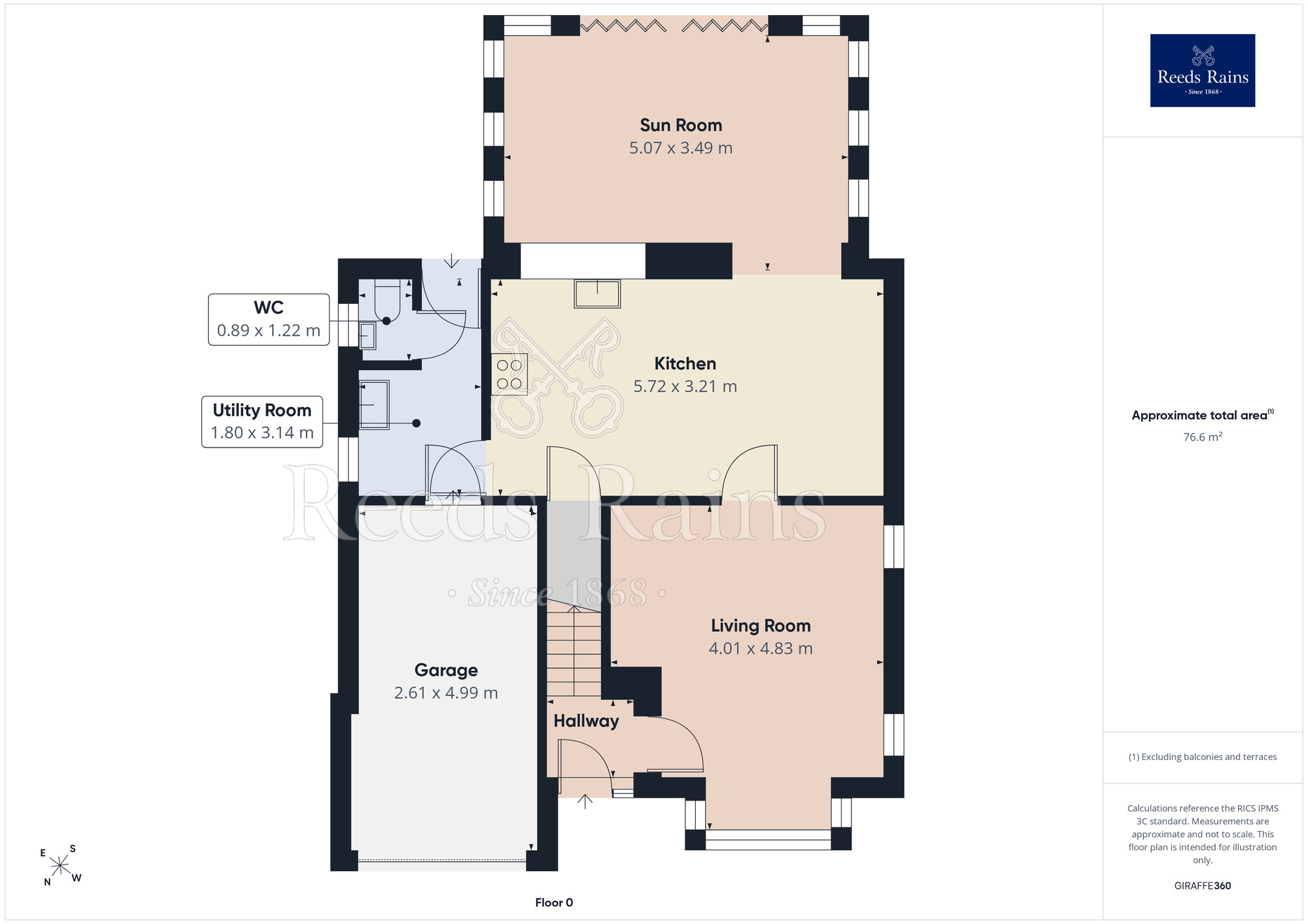 Floorplan of 4 bedroom Detached House for sale, Stork Close, Thornton-Cleveleys, Lancashire, FY5