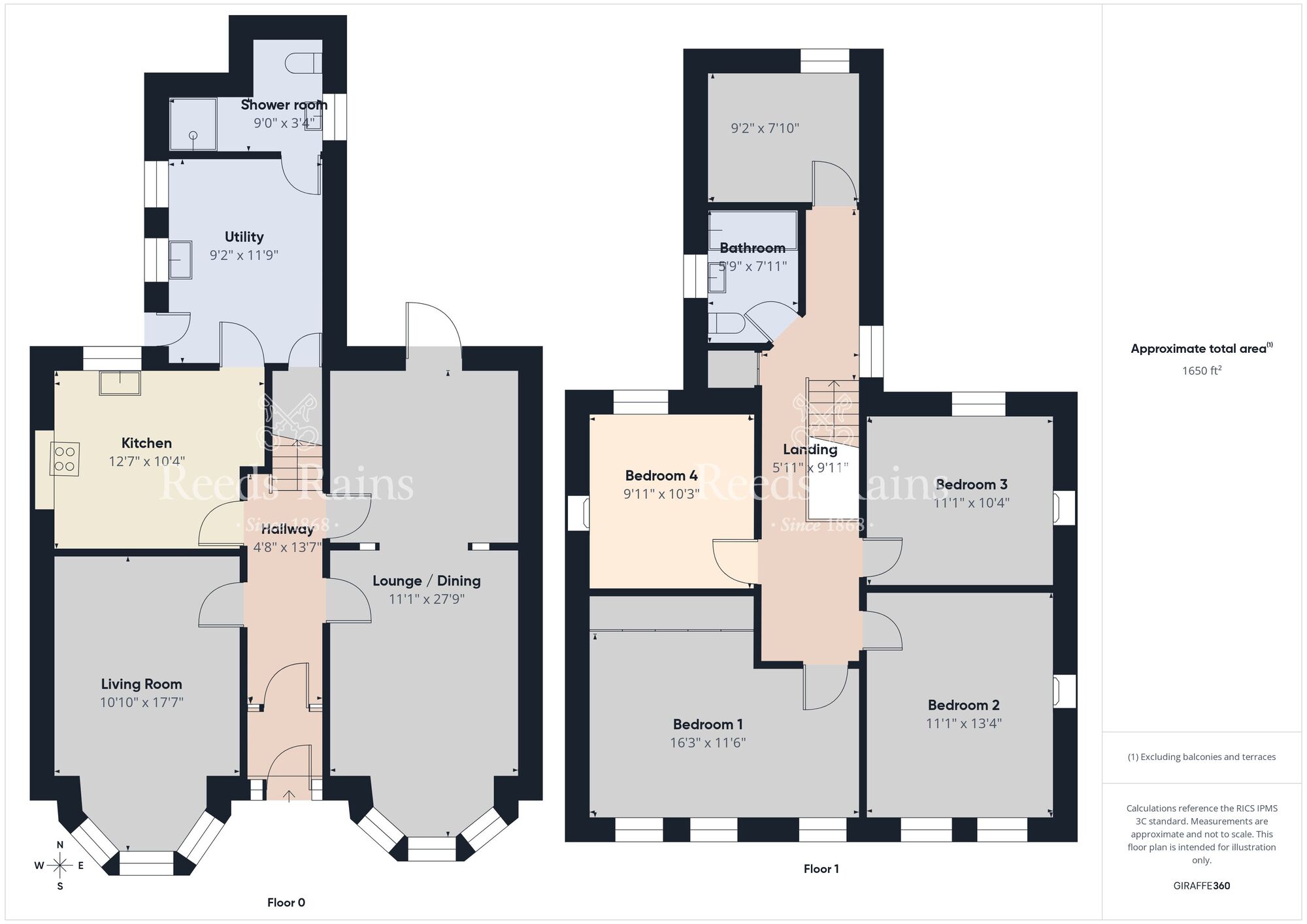 Floorplan of 5 bedroom Detached House to rent, Ballyholme Road, Bangor, County Down, BT20