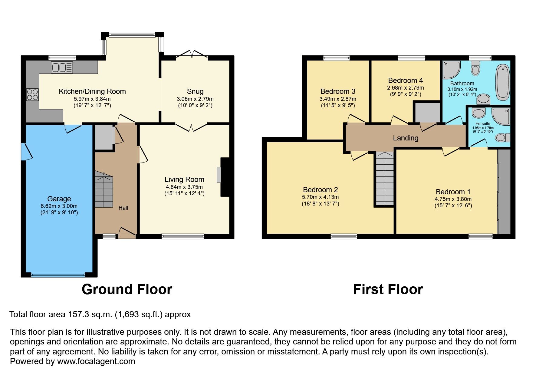 Floorplan of 4 bedroom Mid Terrace House for sale, Dunkeld Chase, Bangor, County Down, BT19
