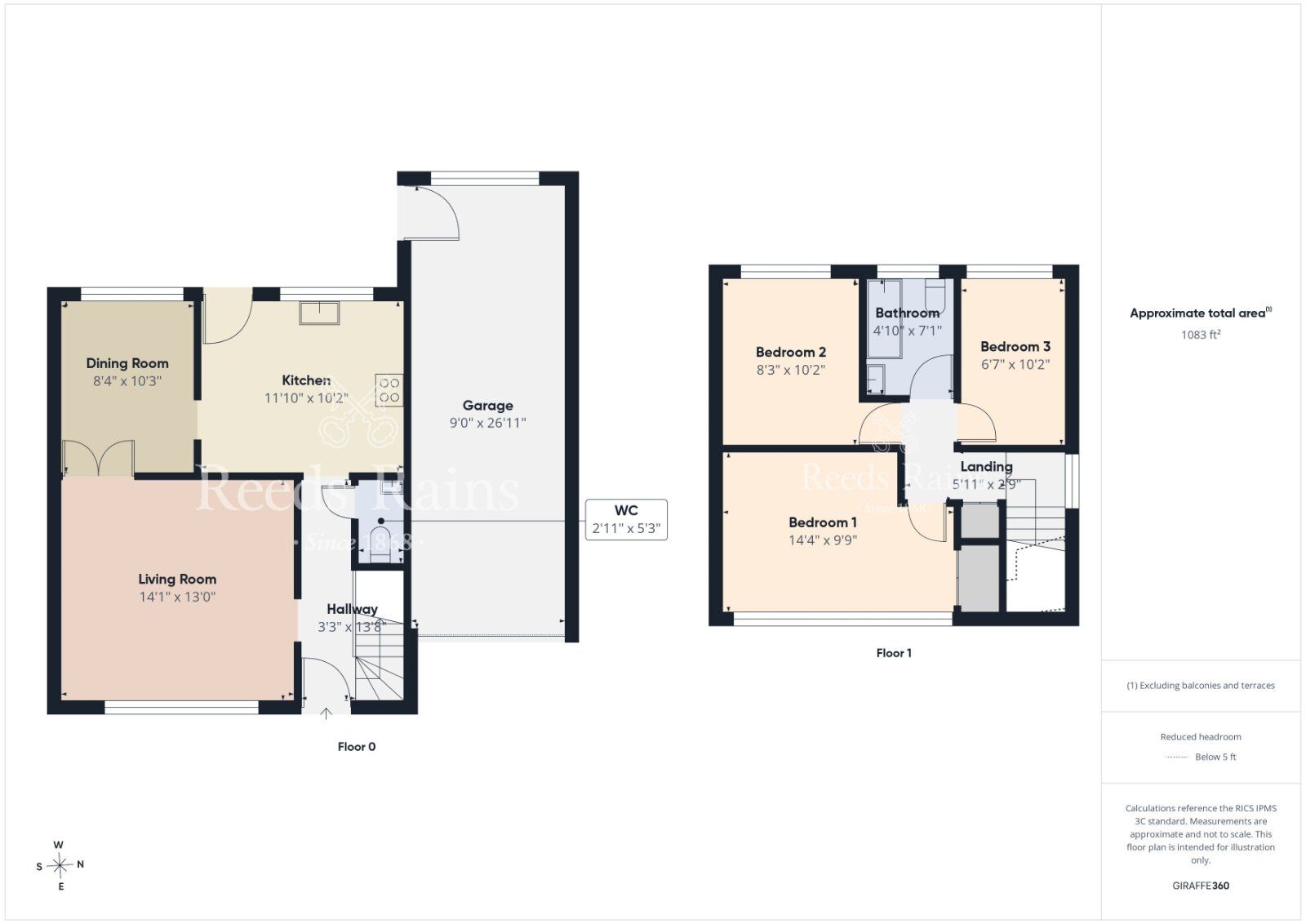 Floorplan of 3 bedroom Semi Detached House for sale, Sinclair Road, Bangor, County Down, BT19