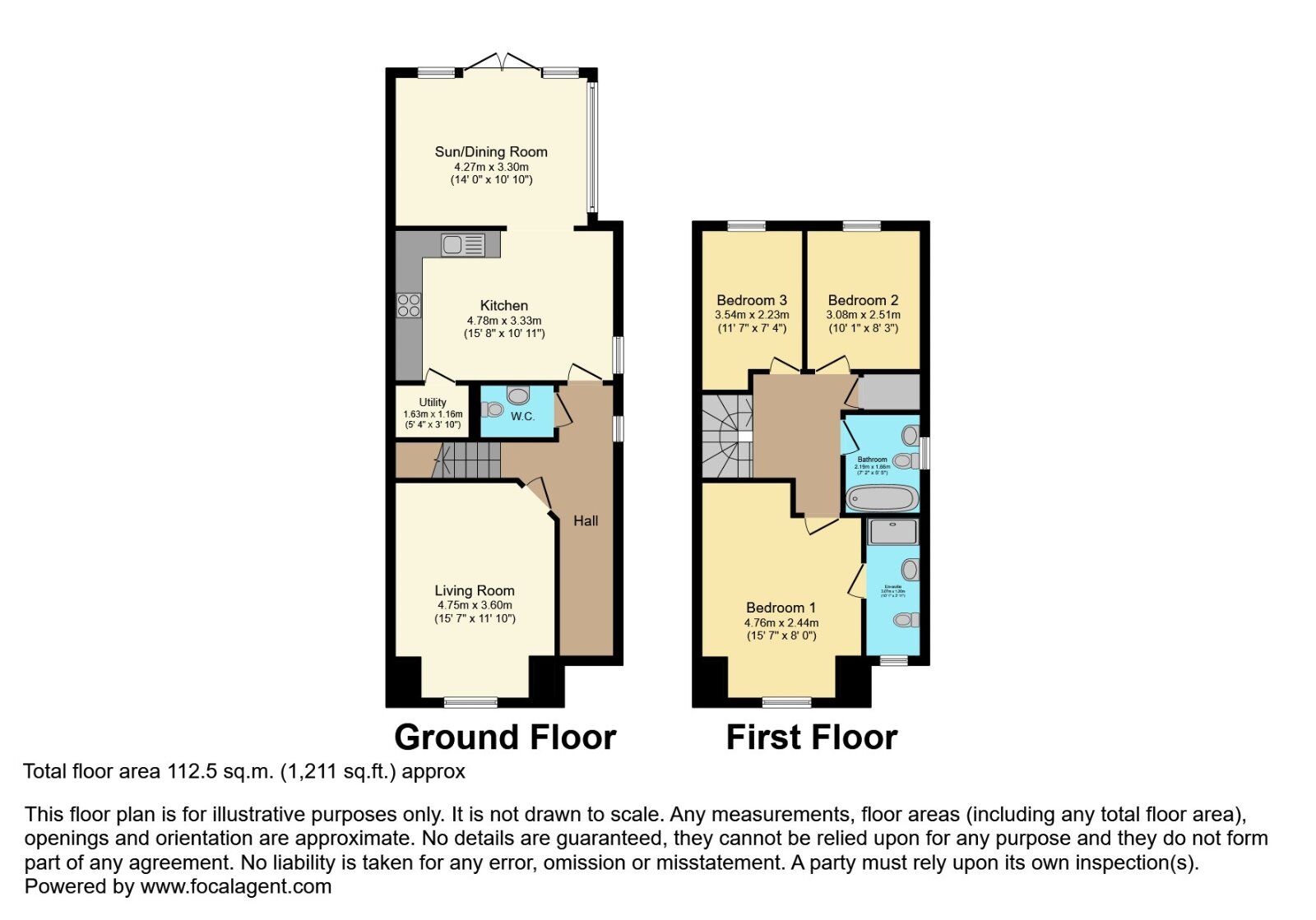 Floorplan of 3 bedroom Semi Detached House for sale, Helens Wood Place, Bangor, BT19