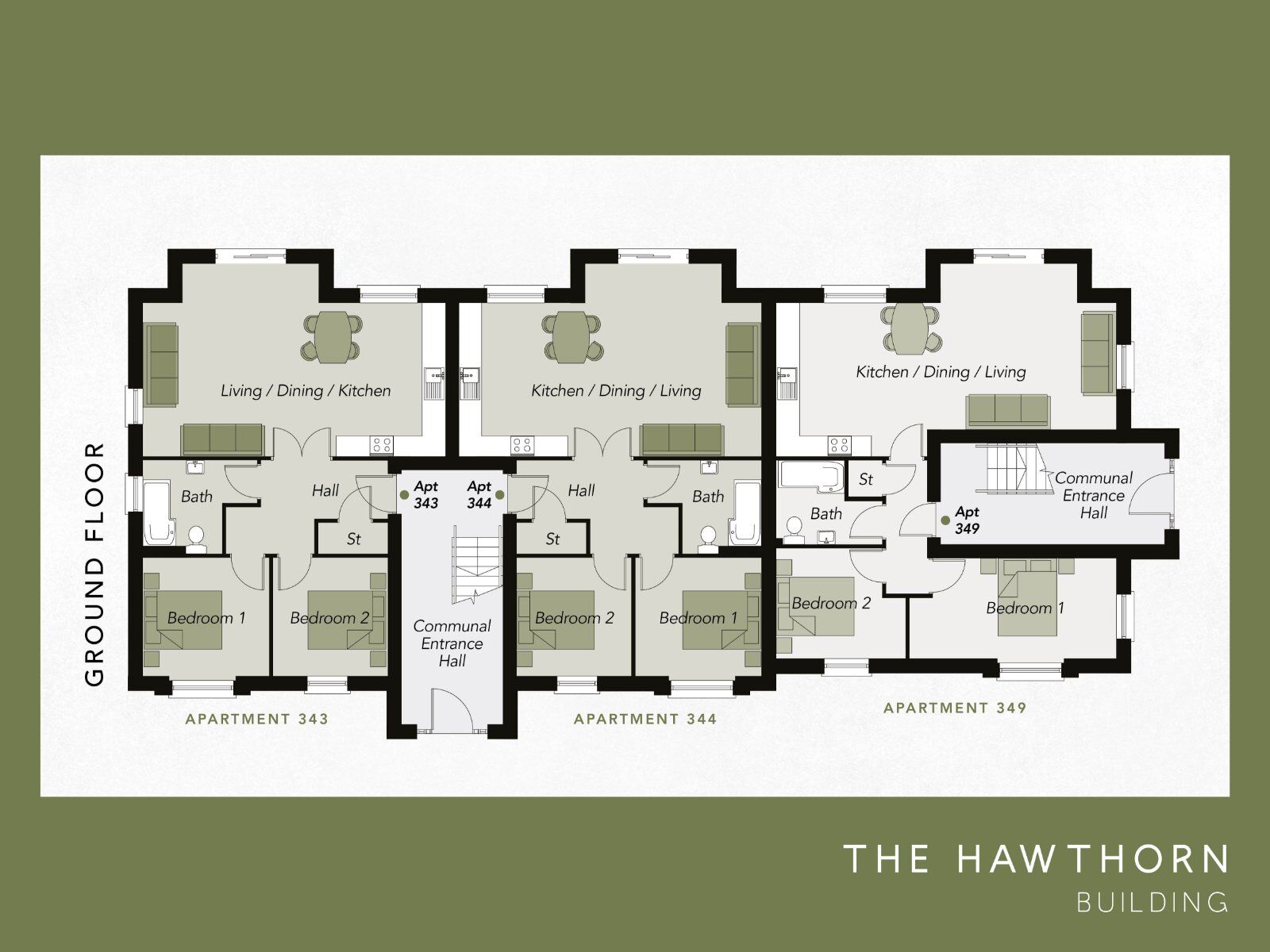 Floorplan of 3 bedroom Detached House for sale, Helens Wood, Rathgael Road, Bangor, BT19