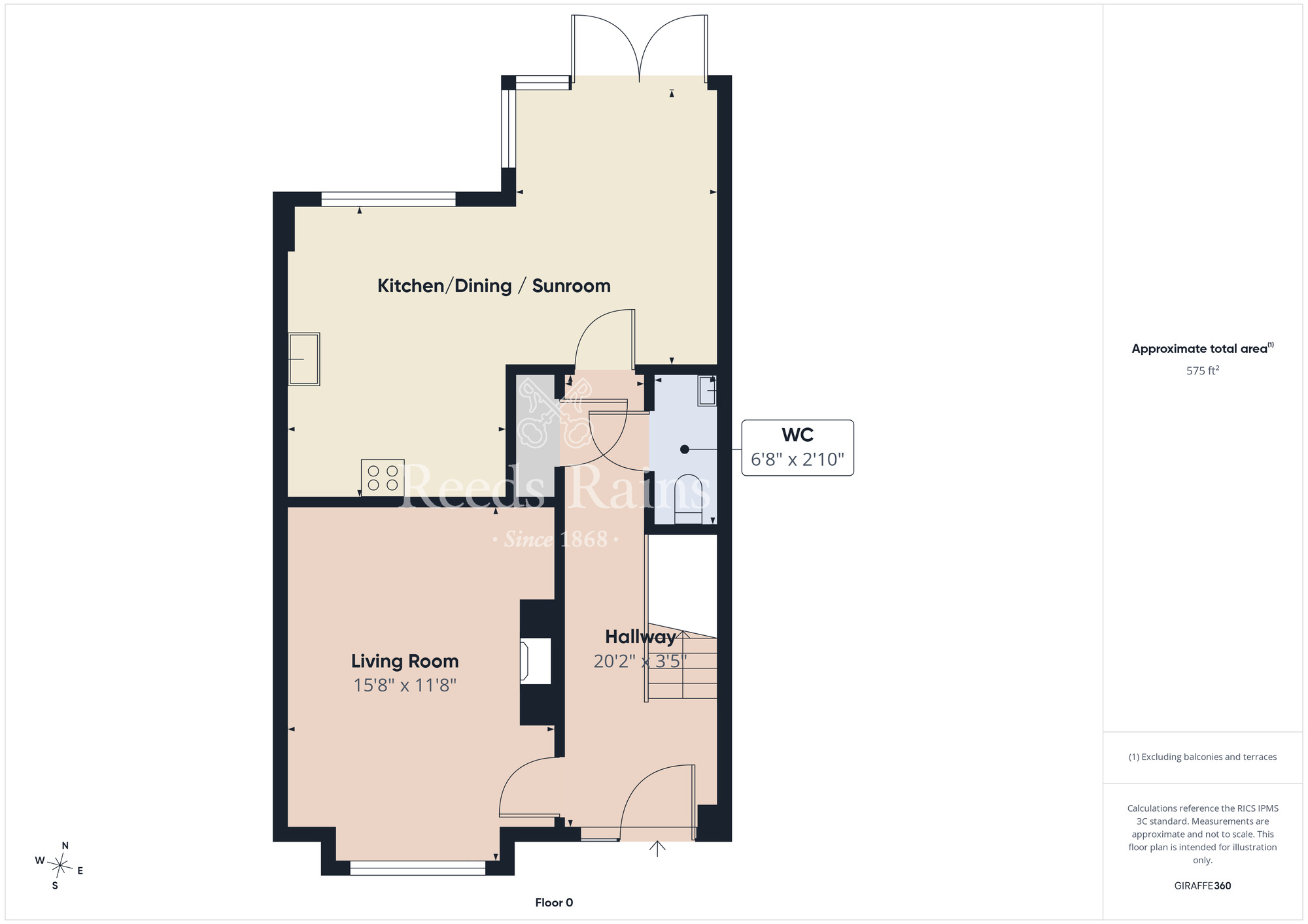 Floorplan of 3 bedroom Semi Detached House for sale, Balmoral Road, Bangor, County Down, BT19