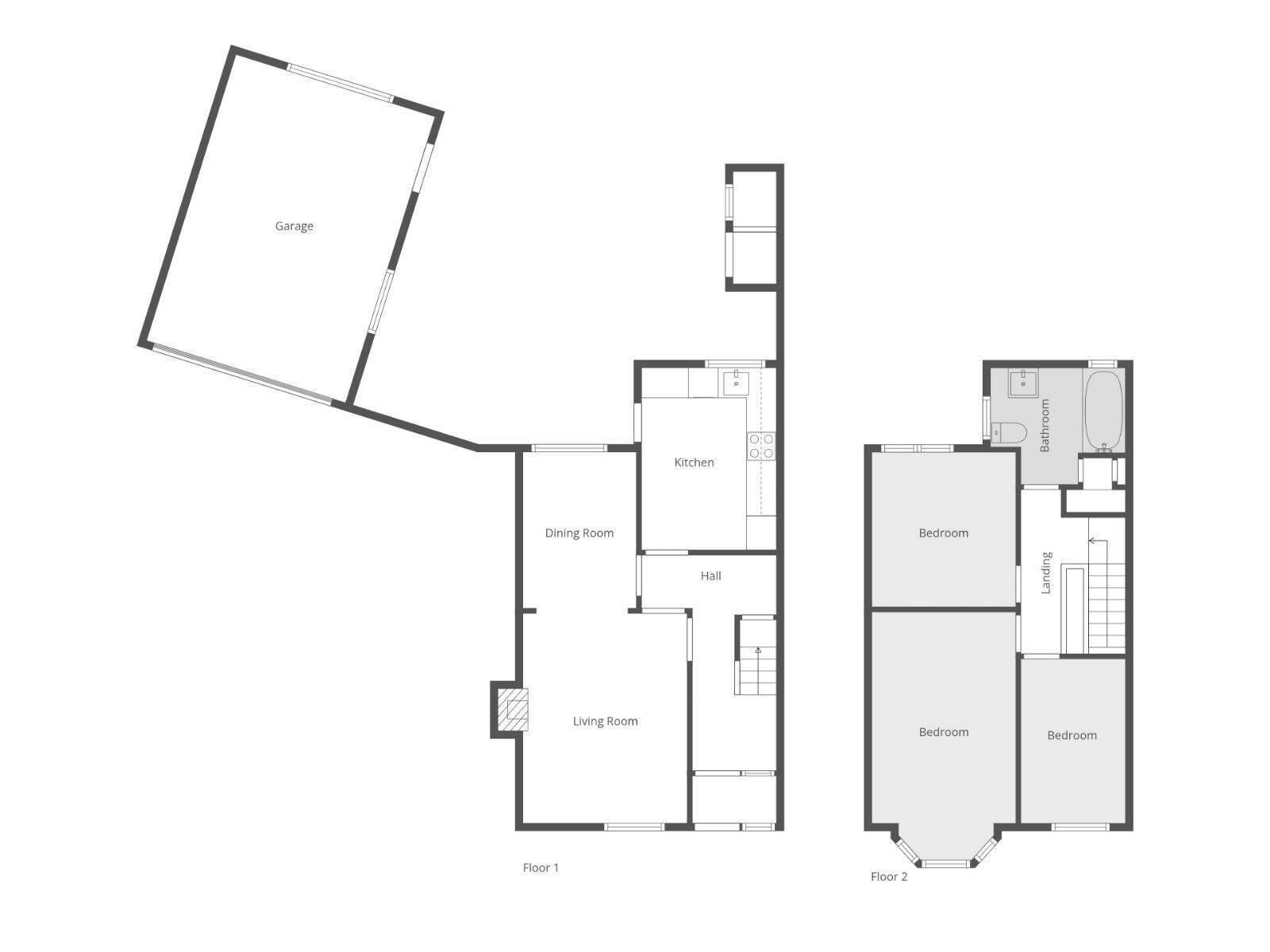 Floorplan of 3 bedroom Semi Detached House for sale, Rosemary Park, Bangor, County Down, BT20