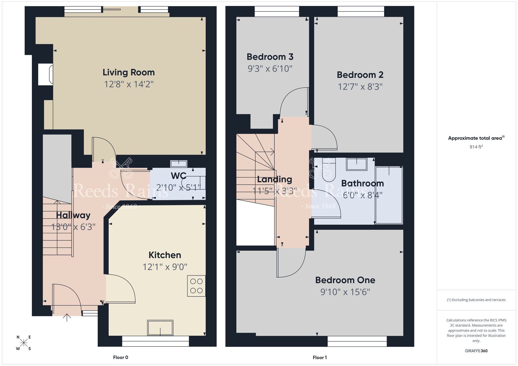 Floorplan of 3 bedroom Mid Terrace House for sale, Shaftesbury Road, Bangor, BT20