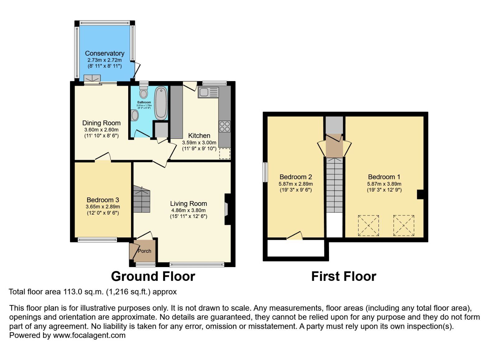 Floorplan of 3 bedroom Semi Detached House for sale, Glen Annesley Road, Bangor, County Down, BT19