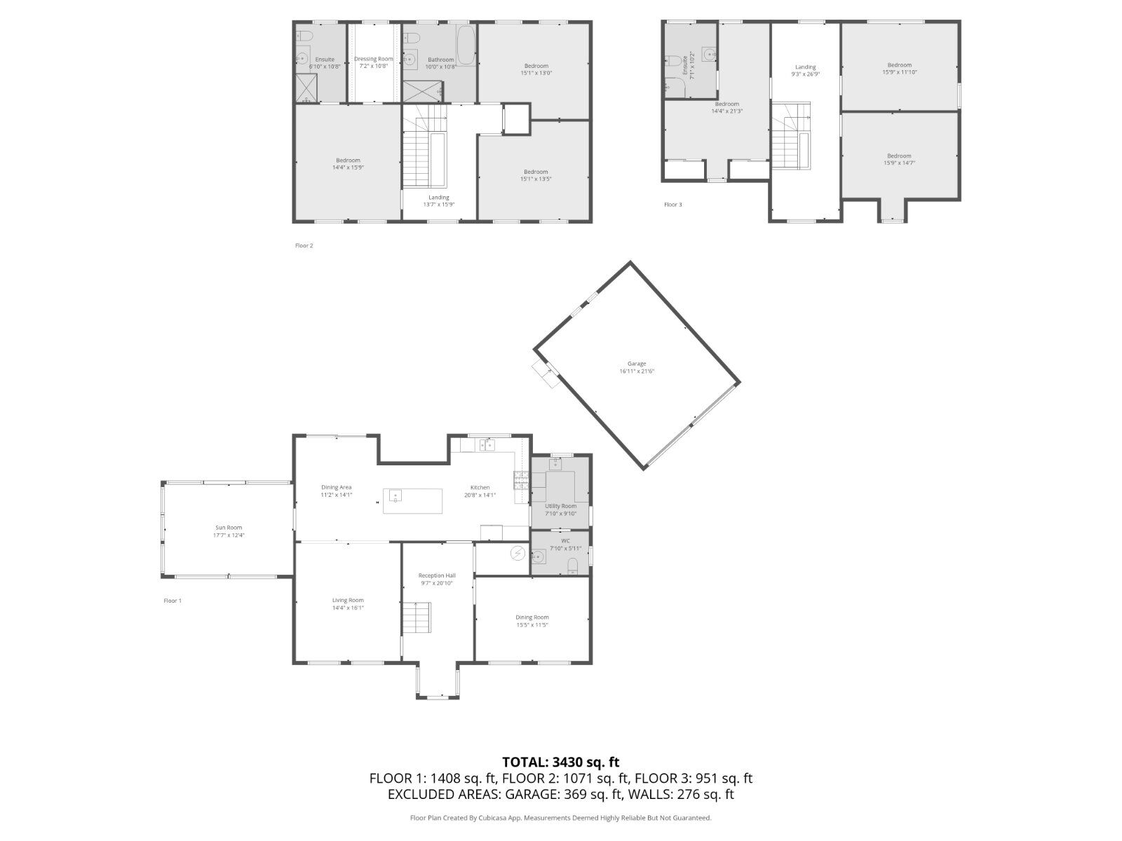 Floorplan of 6 bedroom Detached House for sale, Bridge Road, Helens Bay, Bangor, BT19