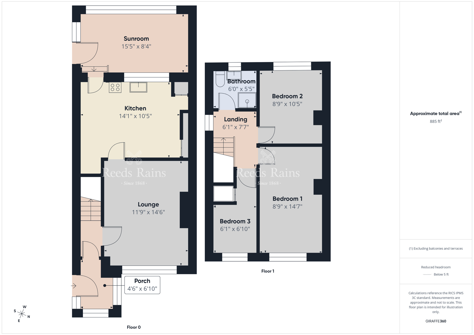 Floorplan of 3 bedroom Semi Detached House for sale, Summerhill Park, Bangor, County Down, BT20