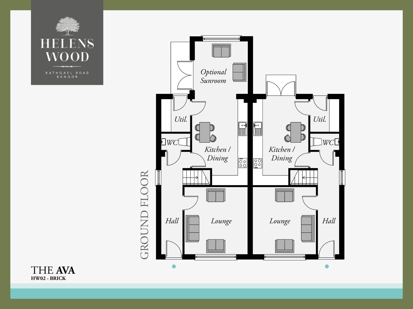Floorplan of 4 bedroom  House for sale, Helens Wood, Rathgael Road, Bangor, BT19
