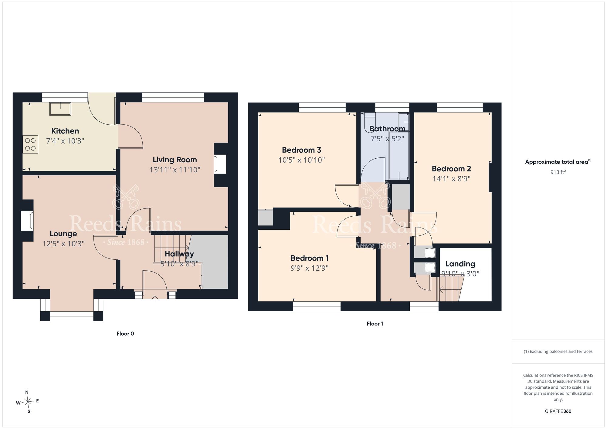Floorplan of 3 bedroom Mid Terrace House for sale, Skipperstone Road, Bangor, County Down, BT20