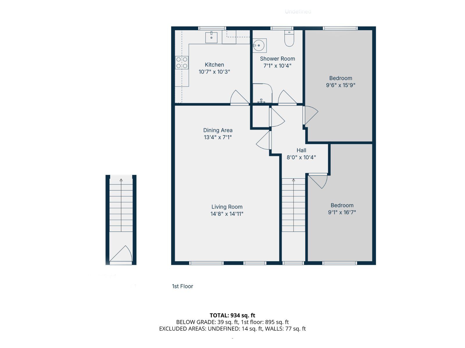 Floorplan of 2 bedroom Flat for sale, Marquis Manor, Bangor, County Down, BT20