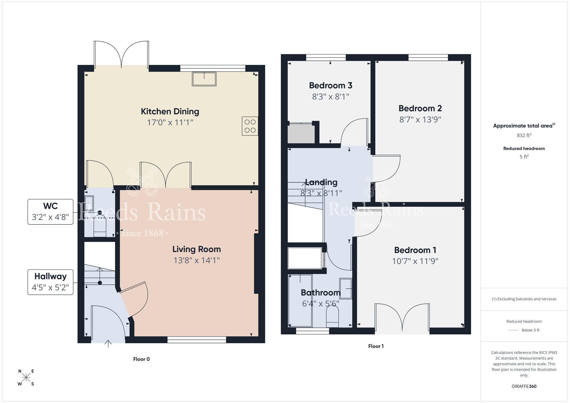 Floorplan of 3 bedroom Semi Detached House for sale, Woodvale Gardens, Bangor, County Down, BT19