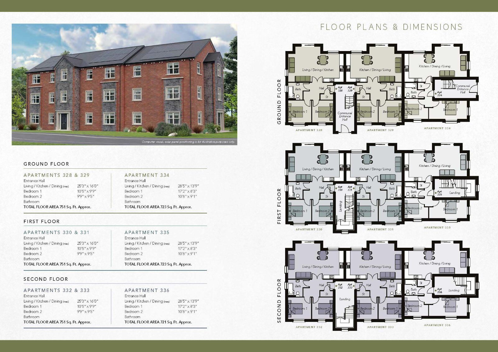 Floorplan of 2 bedroom Flat for sale, Helens Wood, Rathgael Road, Bangor, BT19