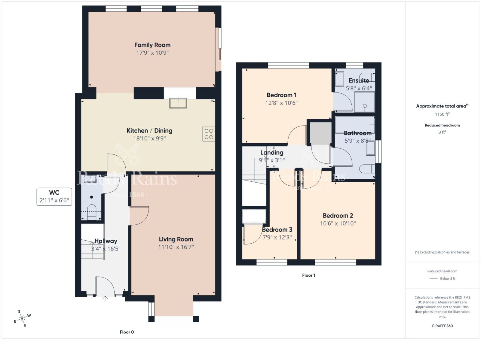 Floorplan of 3 bedroom Semi Detached House for sale, Stonebridge Green, Conlig, County Down, BT23