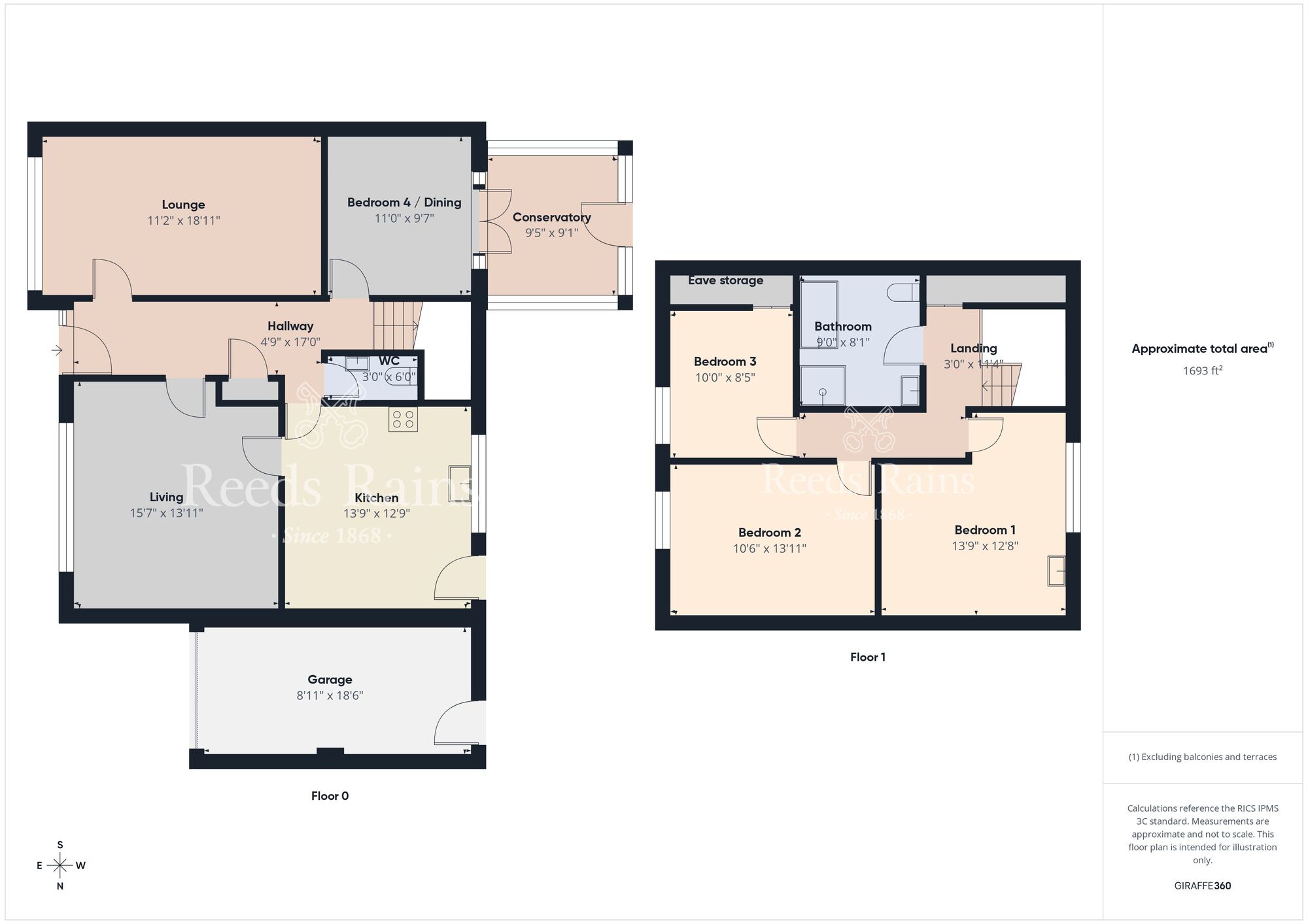 Floorplan of 3 bedroom Detached House for sale, Glendowan Way, Bangor, County Down, BT19