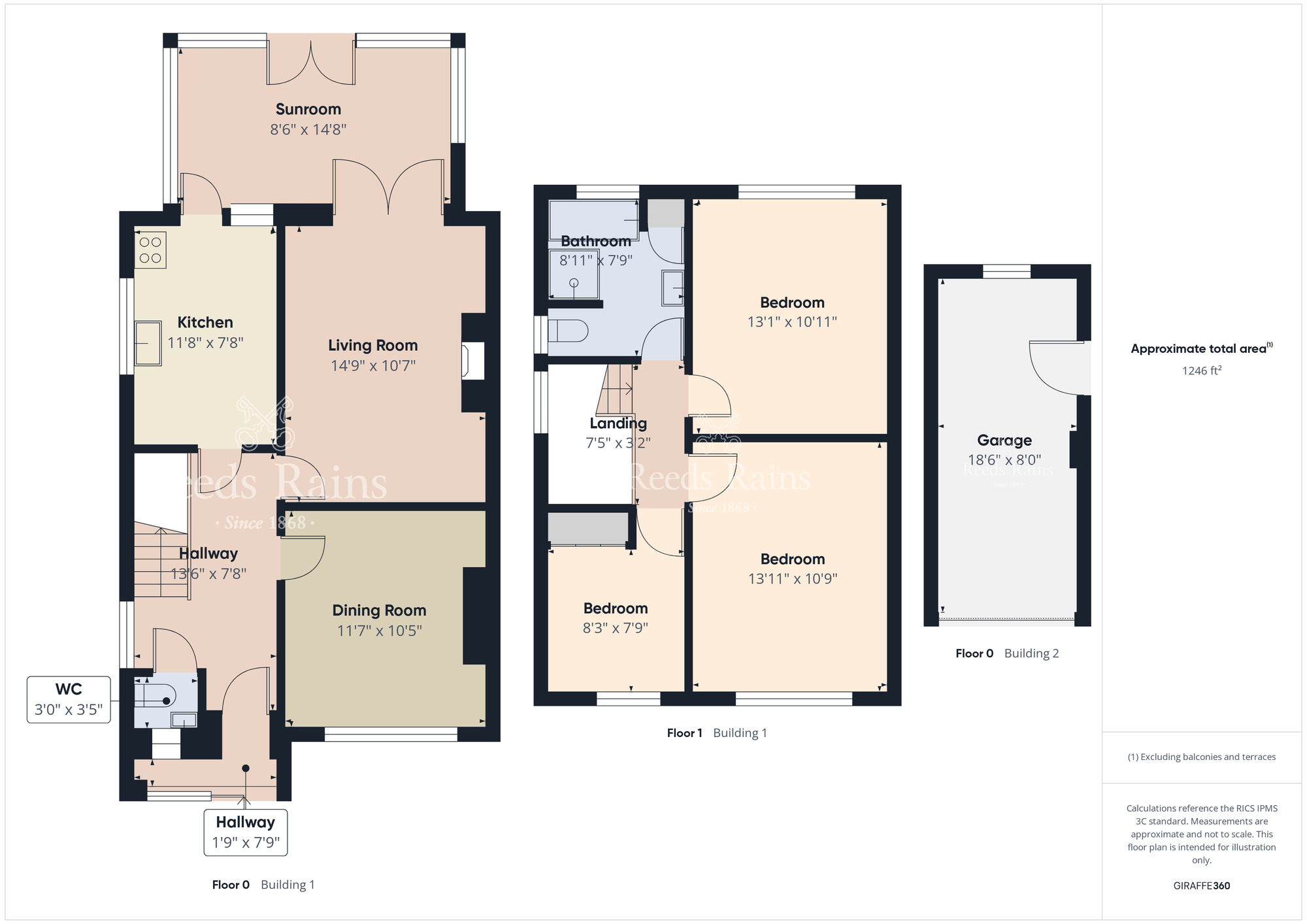 Floorplan of 3 bedroom Semi Detached House for sale, Beverley Gardens, Bangor, County Down, BT20