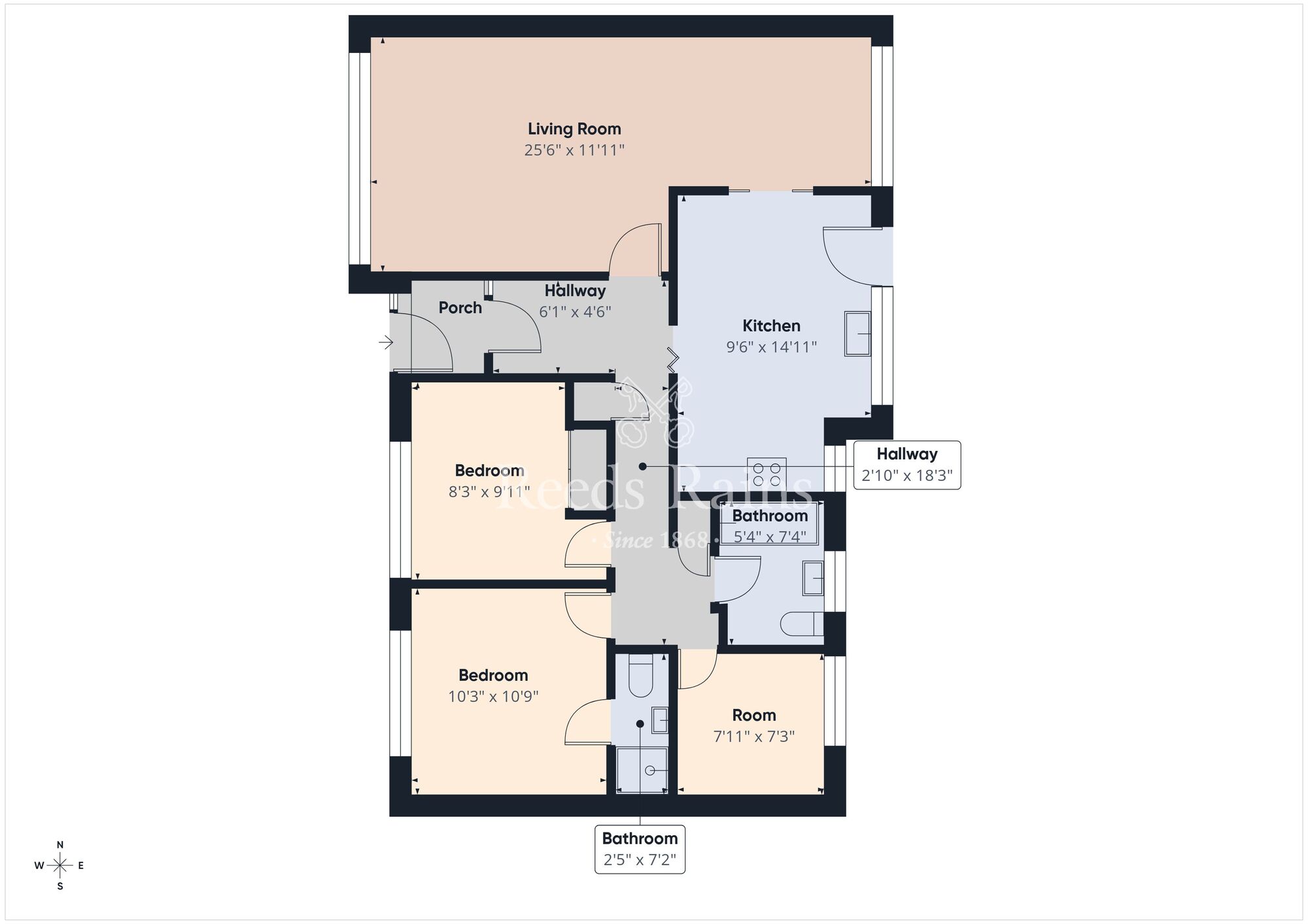 Floorplan of 3 bedroom Detached Bungalow for sale, Ballymaconnell Road South, Bangor, County Down, BT19