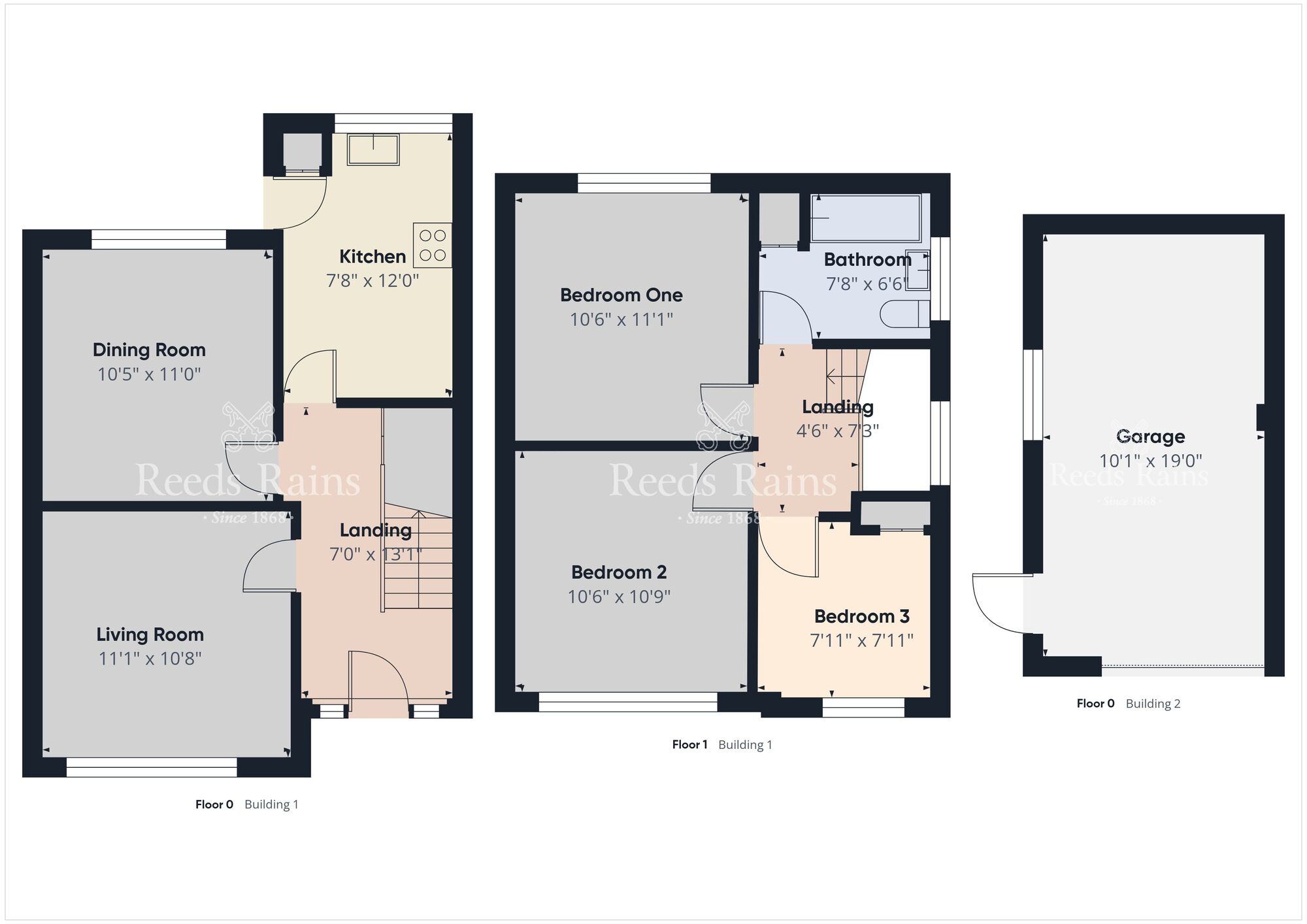 Floorplan of 3 bedroom Semi Detached House for sale, Rosemary Avenue, Bangor, County Down, BT20