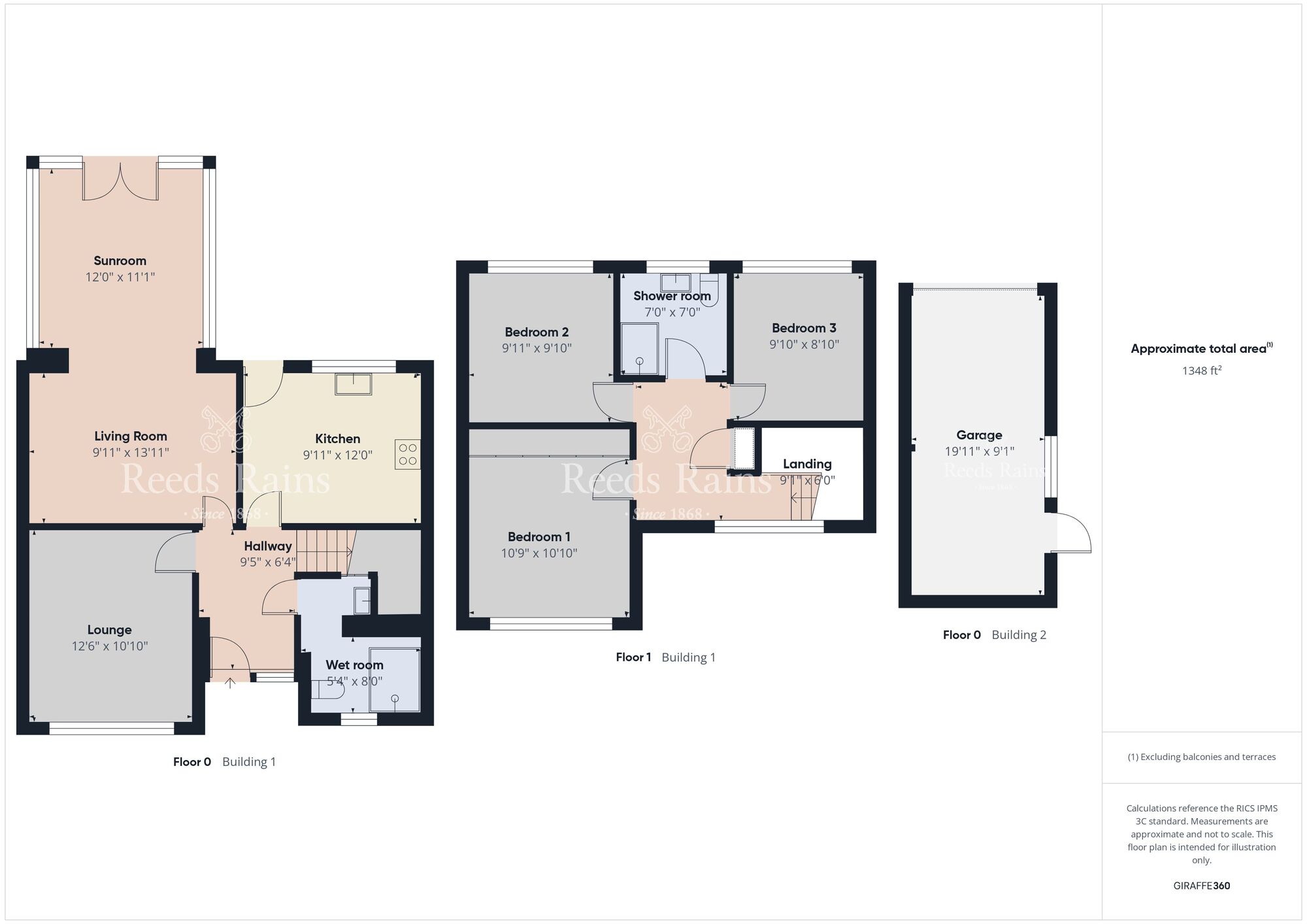 Floorplan of 3 bedroom Detached House for sale, Roseville Avenue, Bangor, County Down, BT19