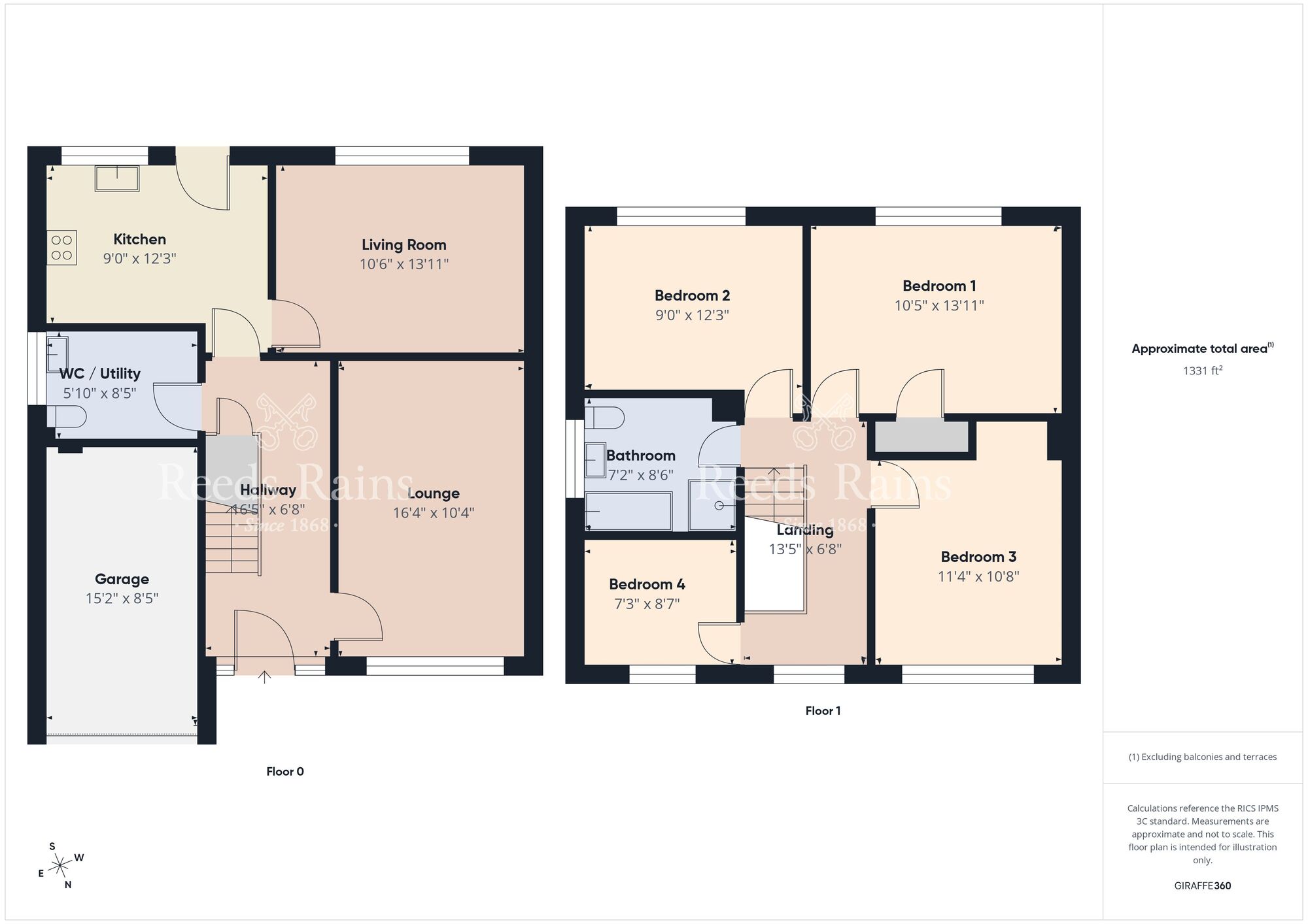 Floorplan of 4 bedroom Detached House for sale, Cleland Park North, Bangor, County Down, BT20