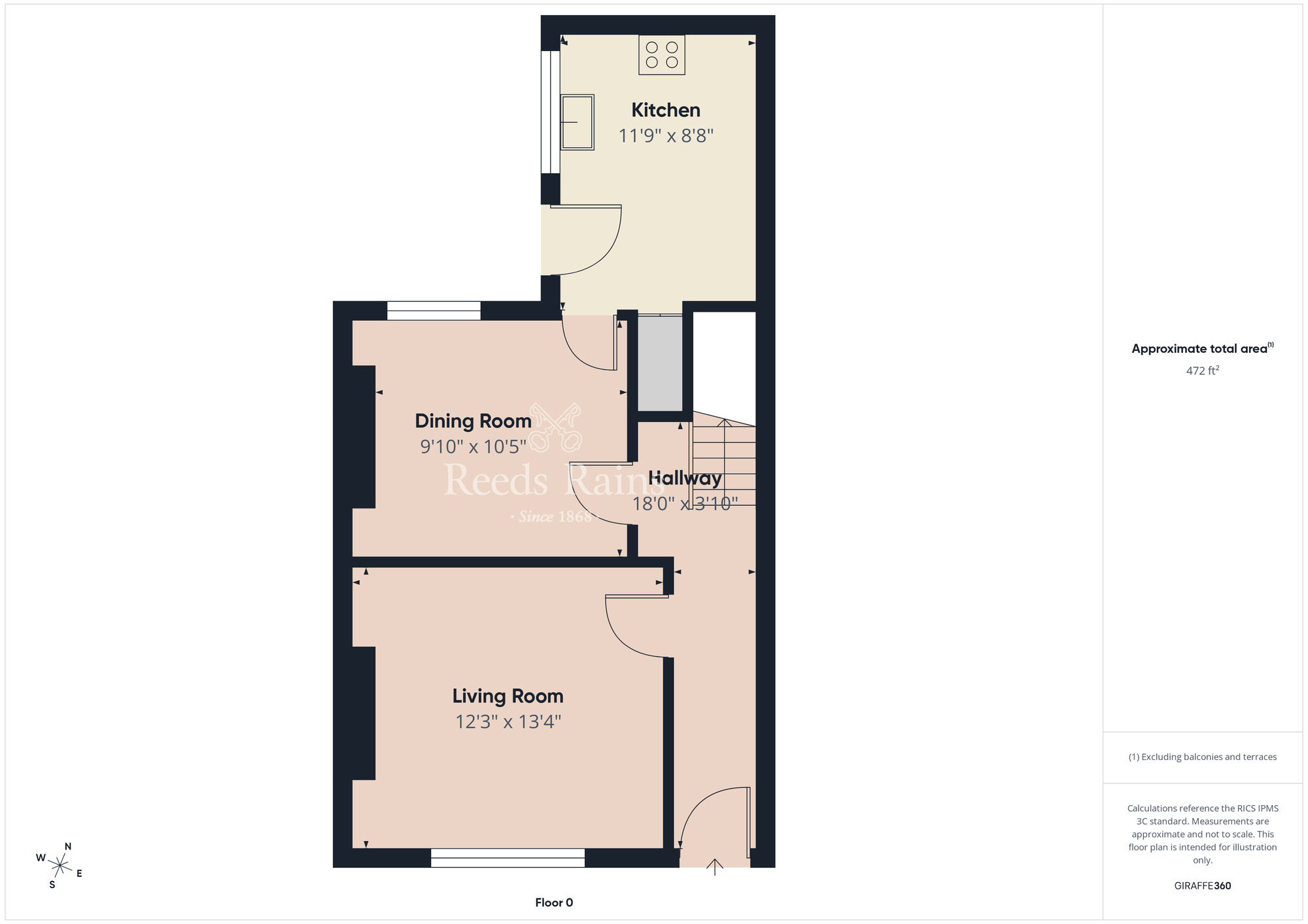 Floorplan of 3 bedroom Semi Detached House for sale, Primrose Street, Bangor, County Down, BT20