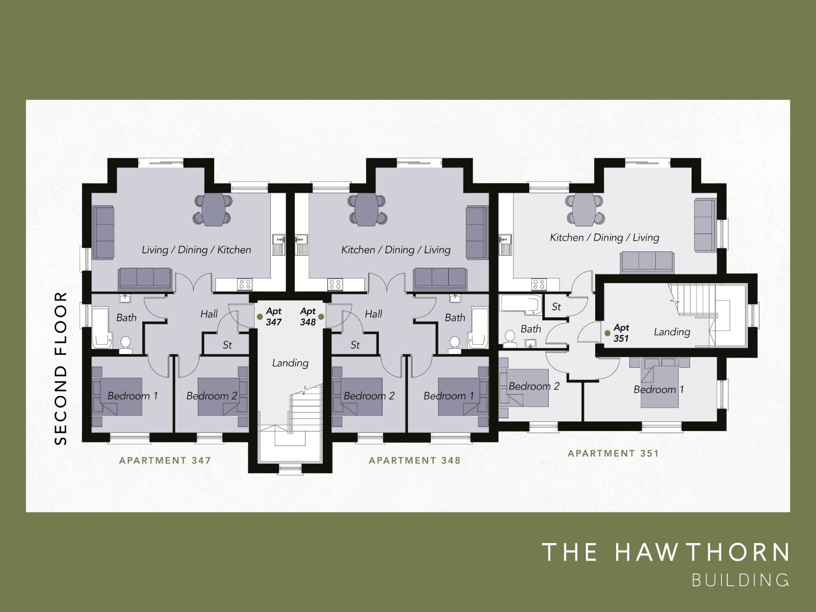 Floorplan of 2 bedroom Flat for sale, Helens Wood, Rathgael Road, Bangor, BT19