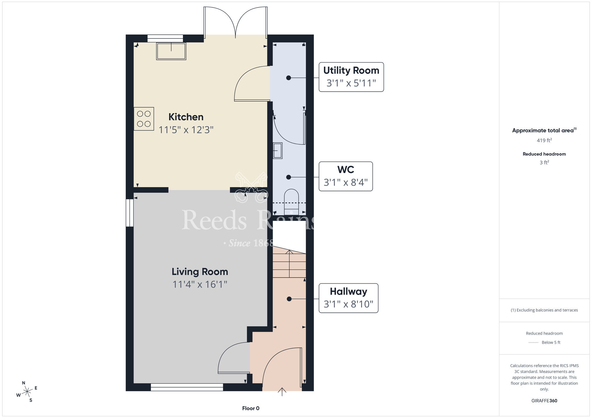 Floorplan of 3 bedroom Semi Detached House for sale, Rocklyn Drive, Donaghadee, County Down, BT21