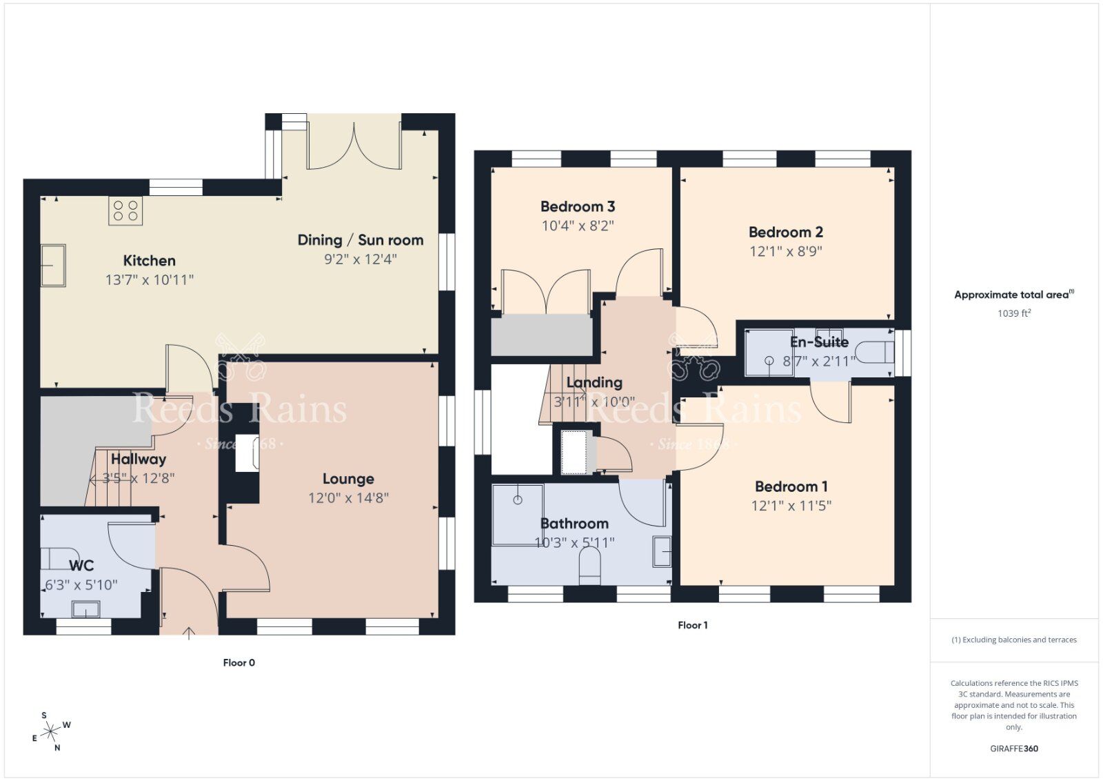 Floorplan of 3 bedroom Detached House for sale, Bridgelea Park, Conlig, County Down, BT23