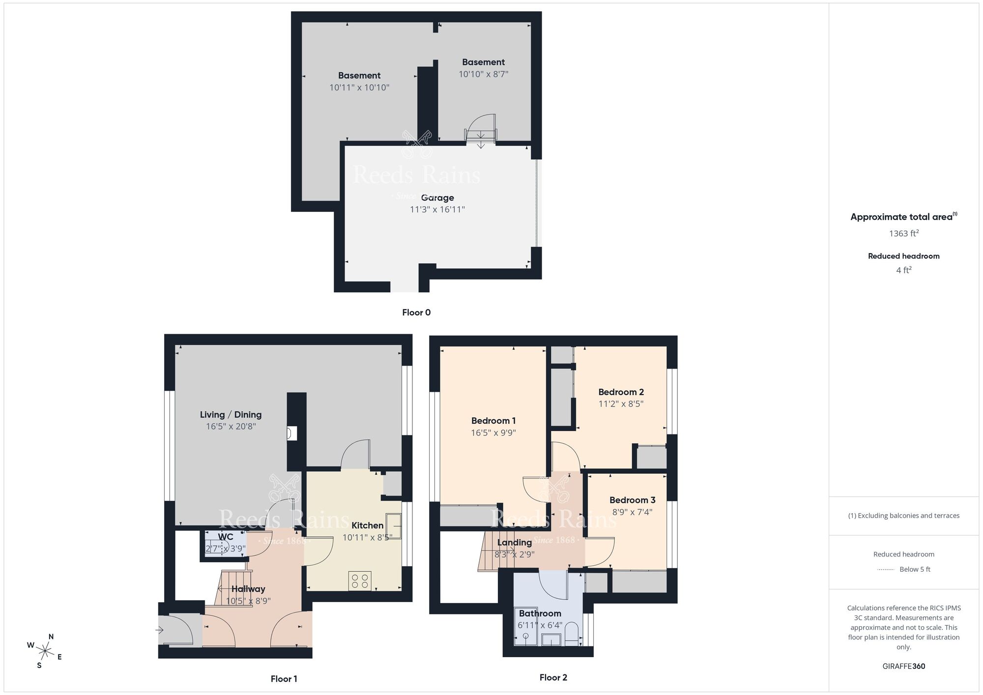 Floorplan of 3 bedroom Semi Detached House for sale, Princetown Road, Bangor, County Down, BT20